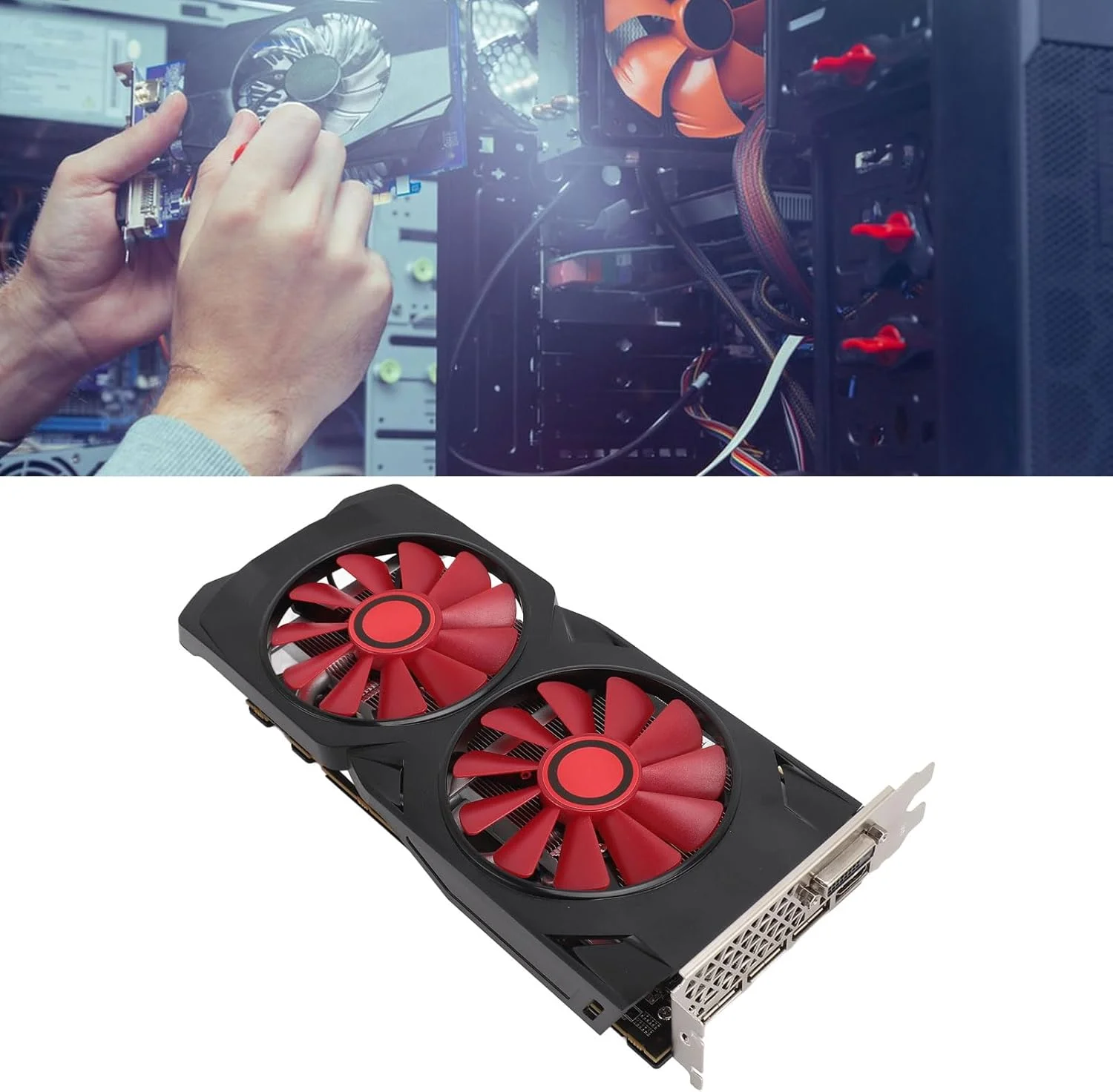 کارت گرافیک گیمینگ Jectse، کارت گرافیک پرسرعت PCI Express 2.0 16X اسلات 8 گیگابایت GDDR5 256 بیتی برای کامپیوتر رومیزی کارت گرافیک گیمینگ Jectse، کارت گرافیک پرسرعت PCI Express 2.0 16X اسلات 8 گیگابایت GDDR5 256 بیتی برای کامپیوتر رومیزی