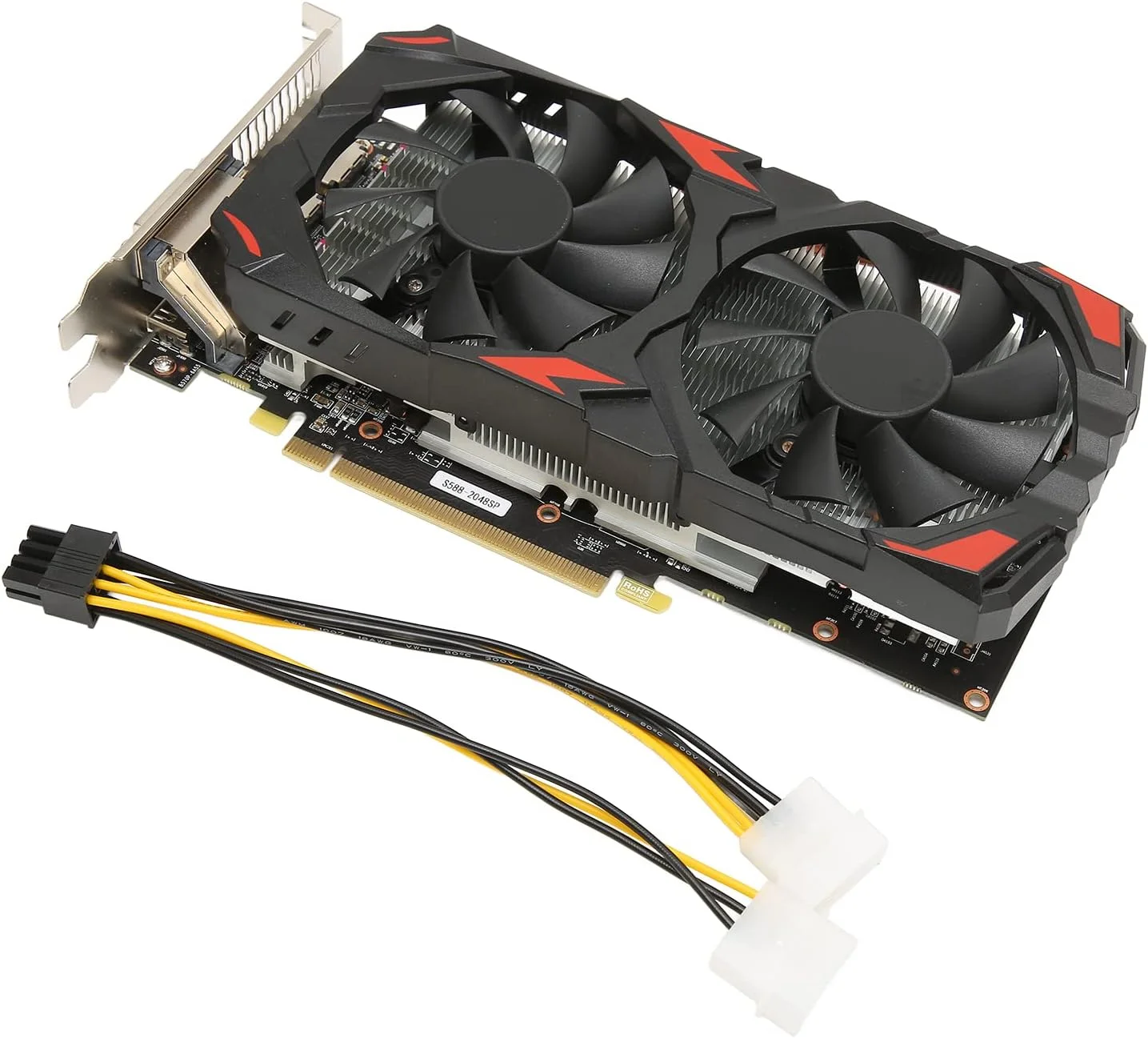 کارت گرافیک RX 580 با 8 گیگابایت حافظه GDDR5 256 بیتی، پشتیبانی از دو فن خنک کننده، اسلات کارت گرافیک PCI Express 3.0، کنترل فعال فن و توقف فن برای دفتر کار خانگی کارت گرافیک RX 580 با 8 گیگابایت حافظه GDDR5 256 بیتی، پشتیبانی از دو فن خنک کننده، اسلات کارت گرافیک PCI Express 3.0، کنترل فعال فن و توقف فن برای دفتر کار خانگی