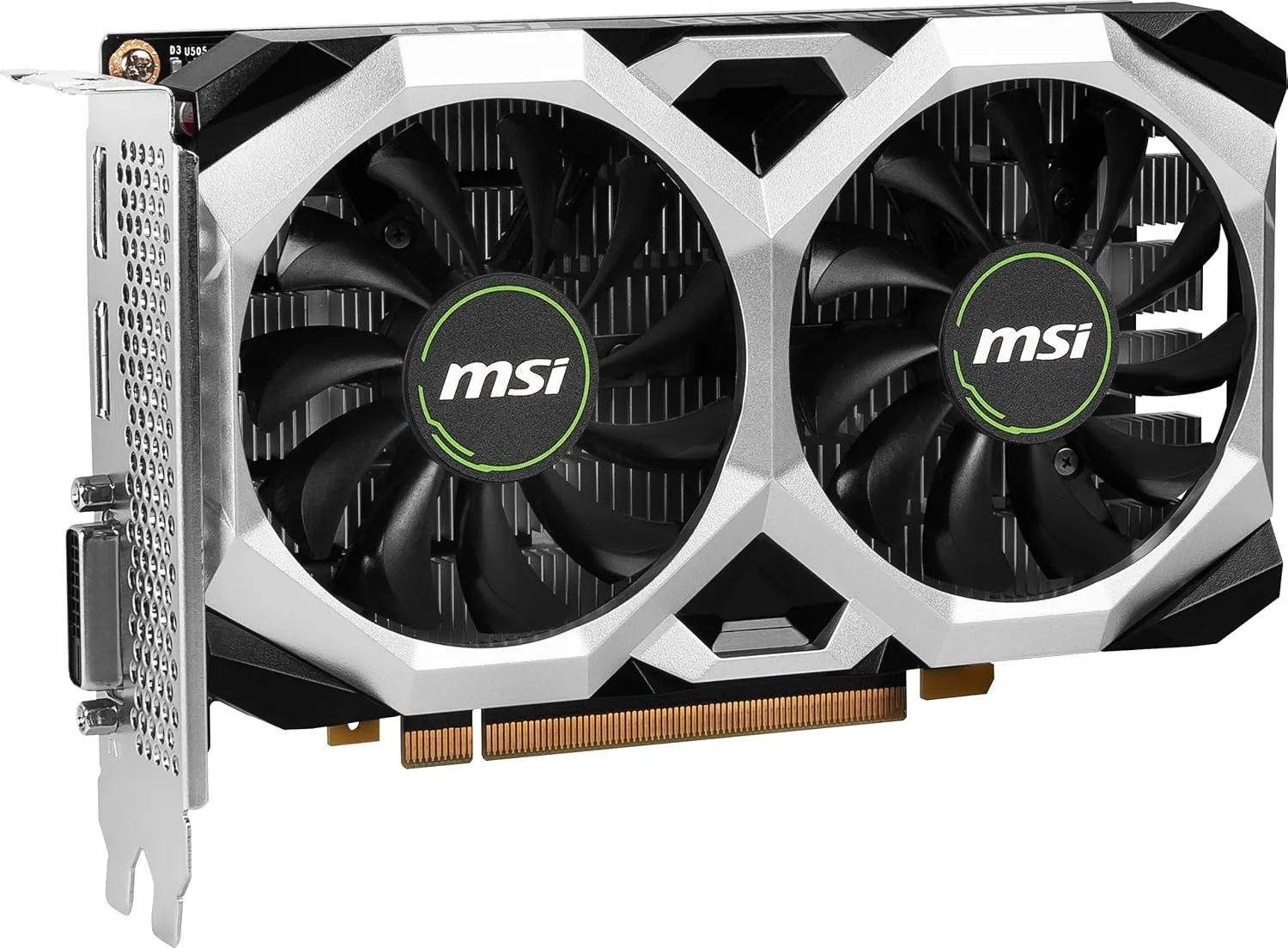 کارت گرافیک MSI Gaming GeForce GTX 1630 4GB GDRR6 64-Bit HDMI/DP/DVI Dual Fan OC (GTX 1630 Ventus XS 4G OC)