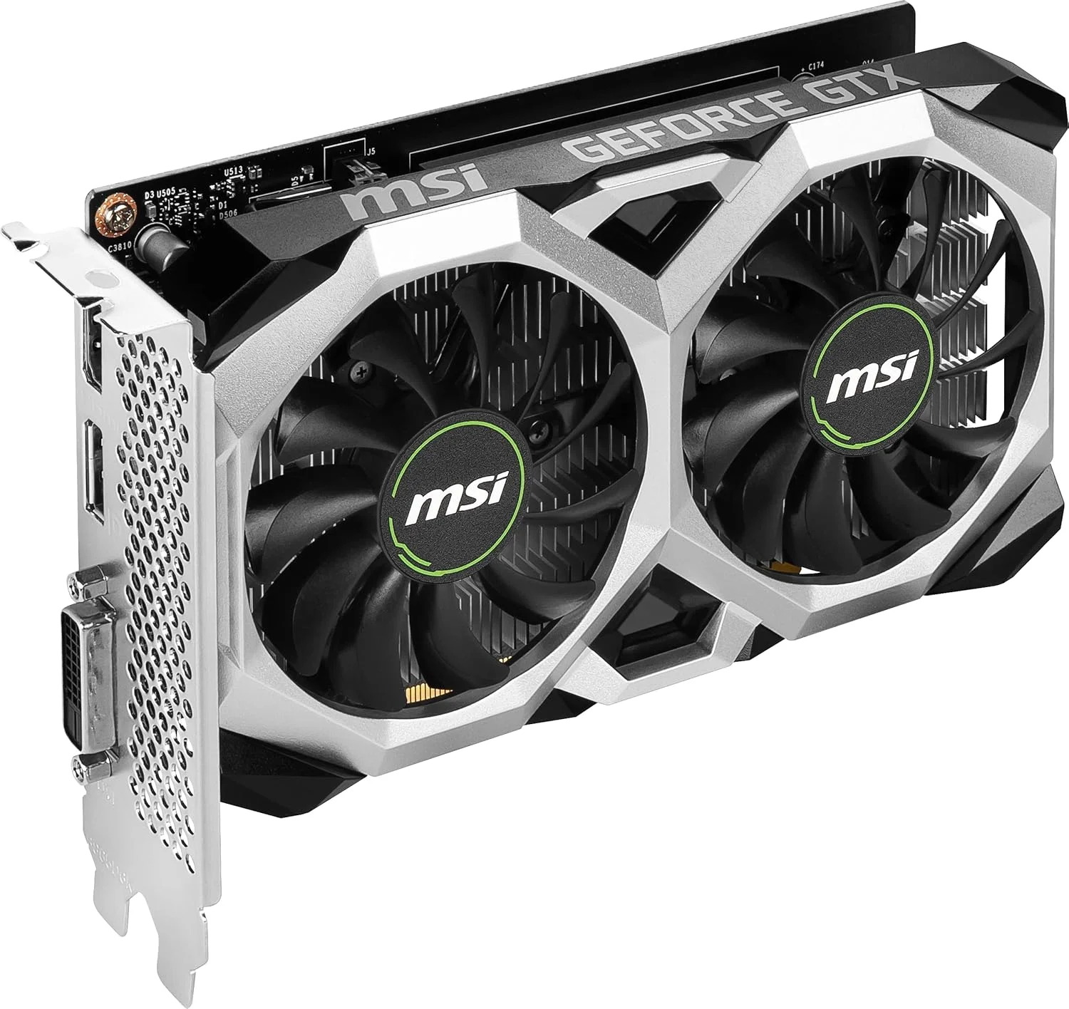 کارت گرافیک MSI Gaming GeForce GTX 1630 4GB GDRR6 64-Bit HDMI/DP/DVI Dual Fan OC (GTX 1630 Ventus XS 4G OC)