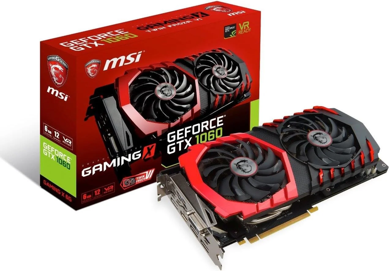 کارت گرافیک MSI مدل G1060GX6SC 6GB GeForce GTX 1060 GAMING X 6G
