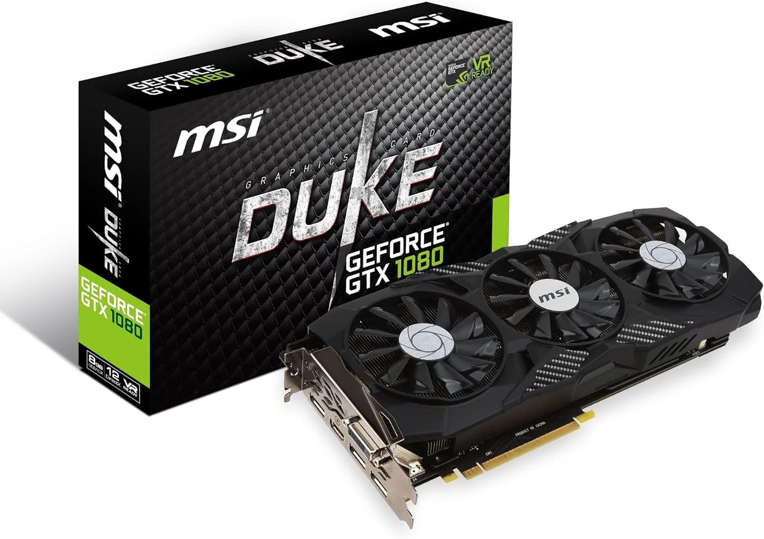 کارت گرافیک MSI Gaming GeForce GTX 1080 DUKE 8G OC با حافظه 8 گیگابایت