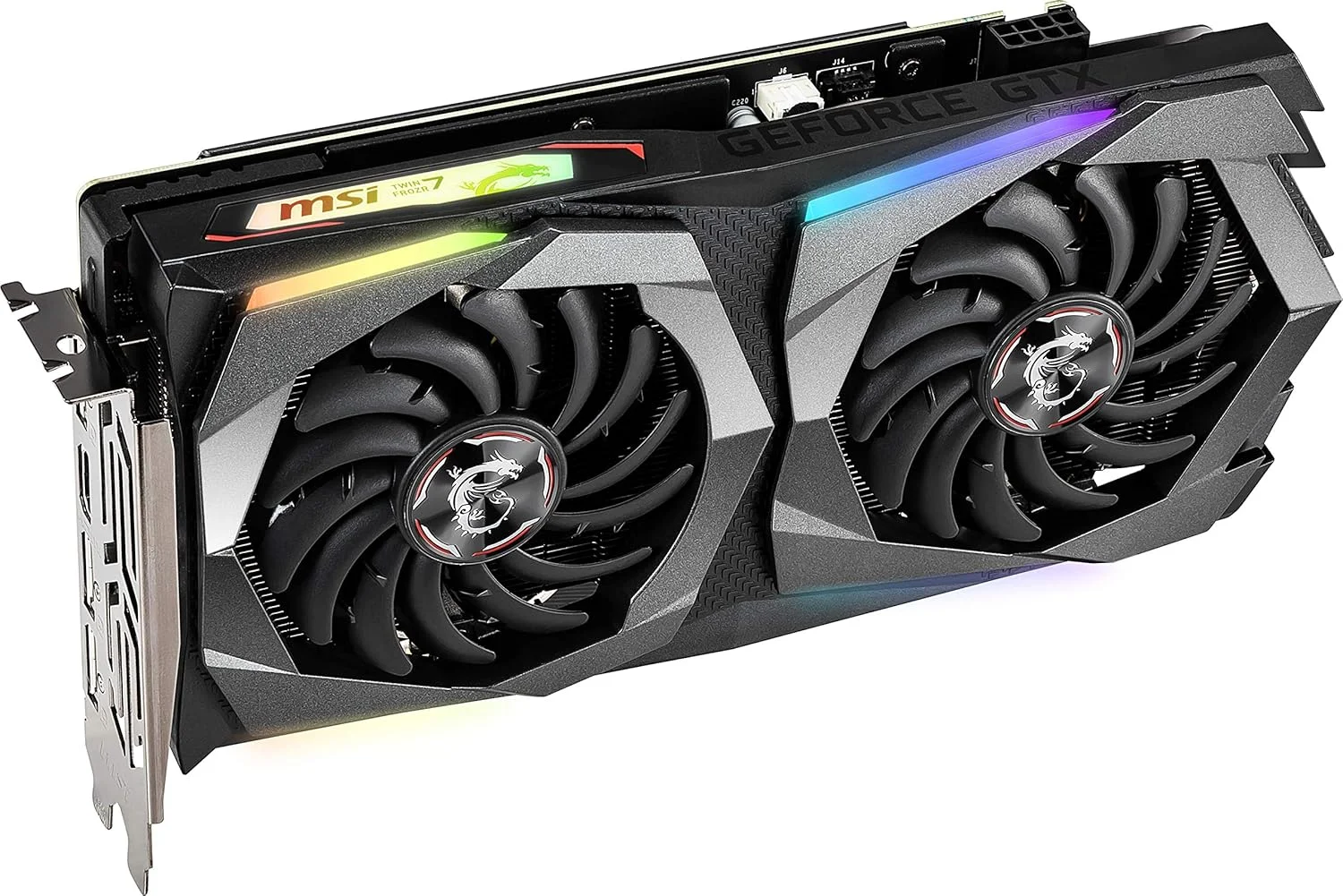 کارت گرافیک MSI Gaming GeForce GTX 1660 با 6 گیگابایت حافظه GDDR5، رابط 128 بیتی HDMI/DP، پشتیبانی از HDCP و DirectX 12، دارای دو فن و قابلیت VR Ready (GTX 1660 Gaming X 6G)