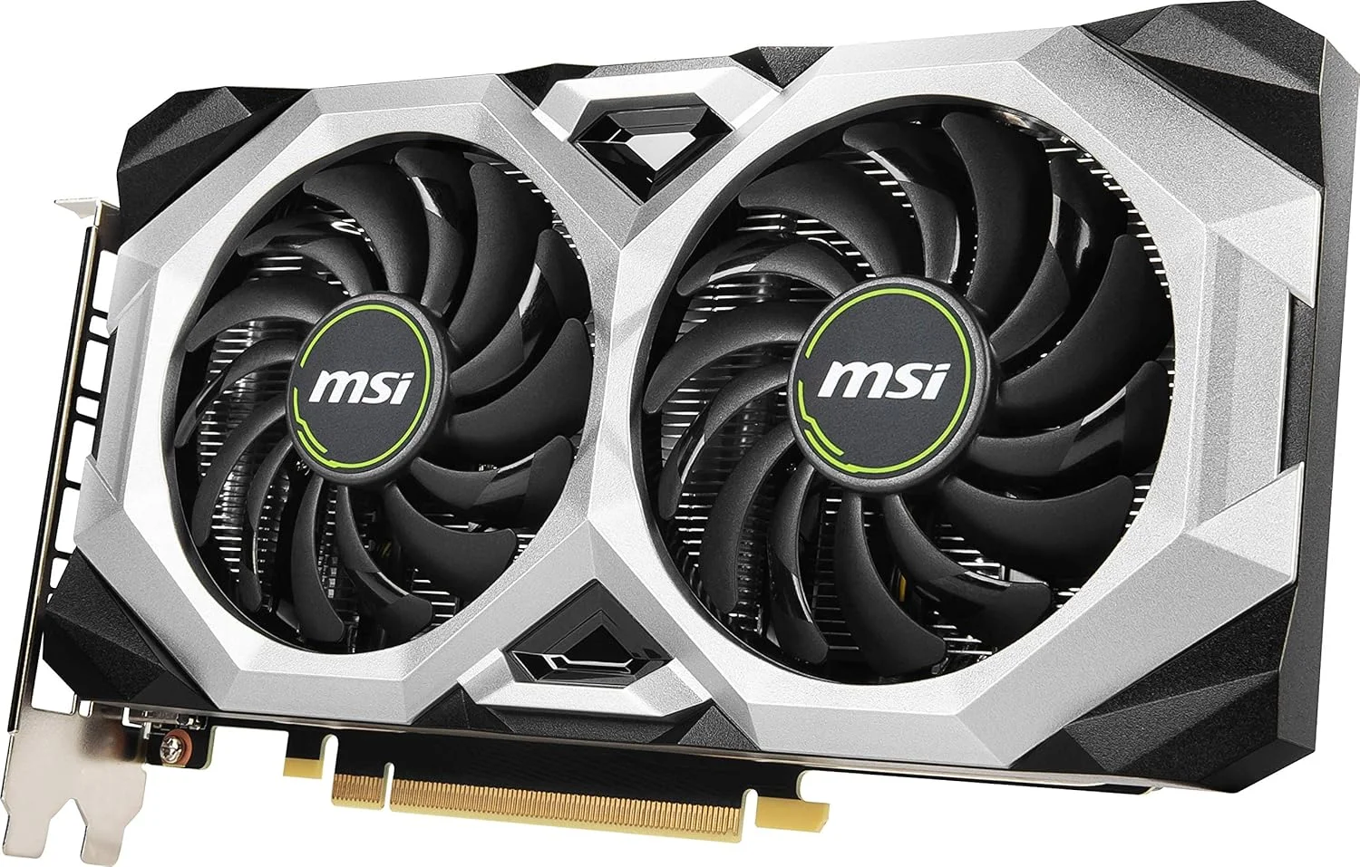 کارت گرافیک MSI Gaming GeForce RTX 2060 با 12 گیگابایت حافظه GDDR6، رابط 192 بیتی HDMI/DP، فرکانس بوست 1680 مگاهرتز، فناوری Ray Tracing، معماری Turing، آماده برای واقعیت مجازی (RTX 2060 Ventus 12G OC)