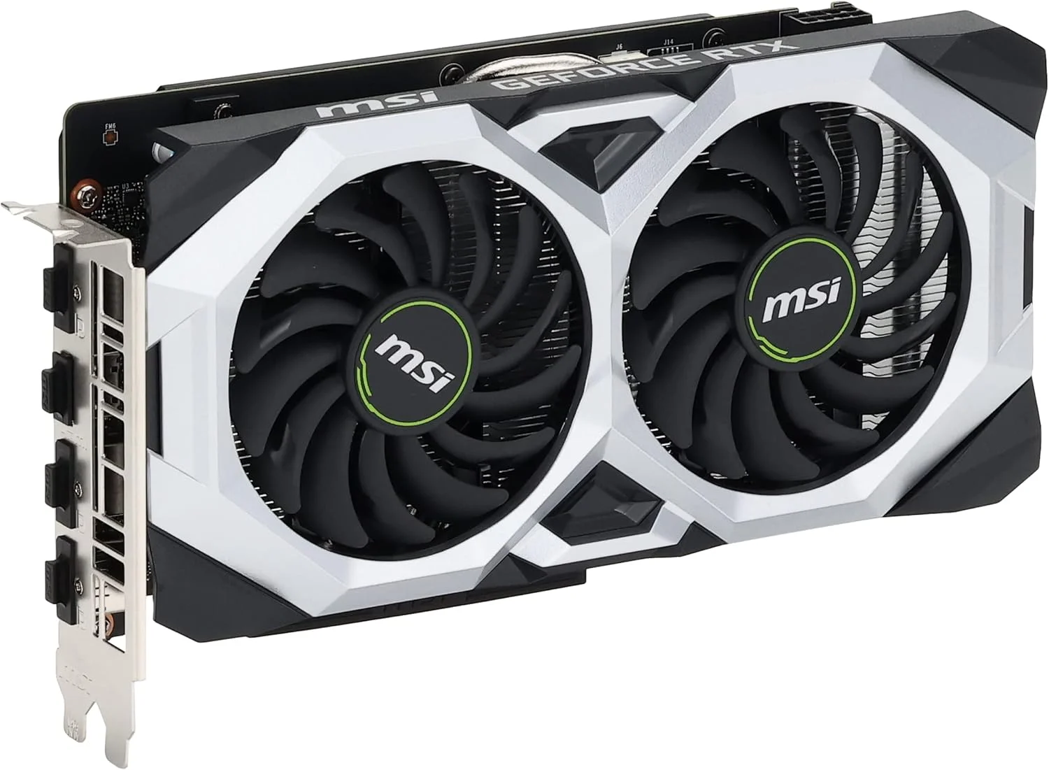 کارت گرافیک MSI Gaming GeForce RTX 2060 با 12 گیگابایت حافظه GDDR6، رابط 192 بیتی HDMI/DP، فرکانس بوست 1680 مگاهرتز، فناوری Ray Tracing، معماری Turing، آماده برای واقعیت مجازی (RTX 2060 Ventus 12G OC)