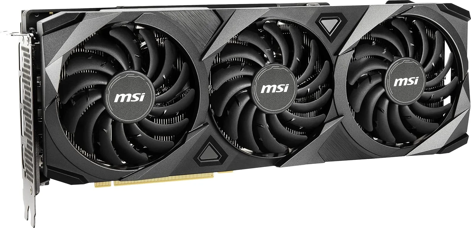 کارت گرافیک MSI Gaming NVIDIA GeForce RTX 3080 LHR 10GB GDRR6X 320-Bit HDMI/DP Nvlink Torx Fan 3 Ampere Architecture OC (RTX 3080 Ventus 3X 10G OC LHR) کارت گرافیک MSI Gaming NVIDIA GeForce RTX 3080 LHR 10GB GDRR6X 320-Bit HDMI/DP Nvlink Torx Fan 3 Ampere Architecture OC (RTX 3080 Ventus 3X 10G OC LHR)