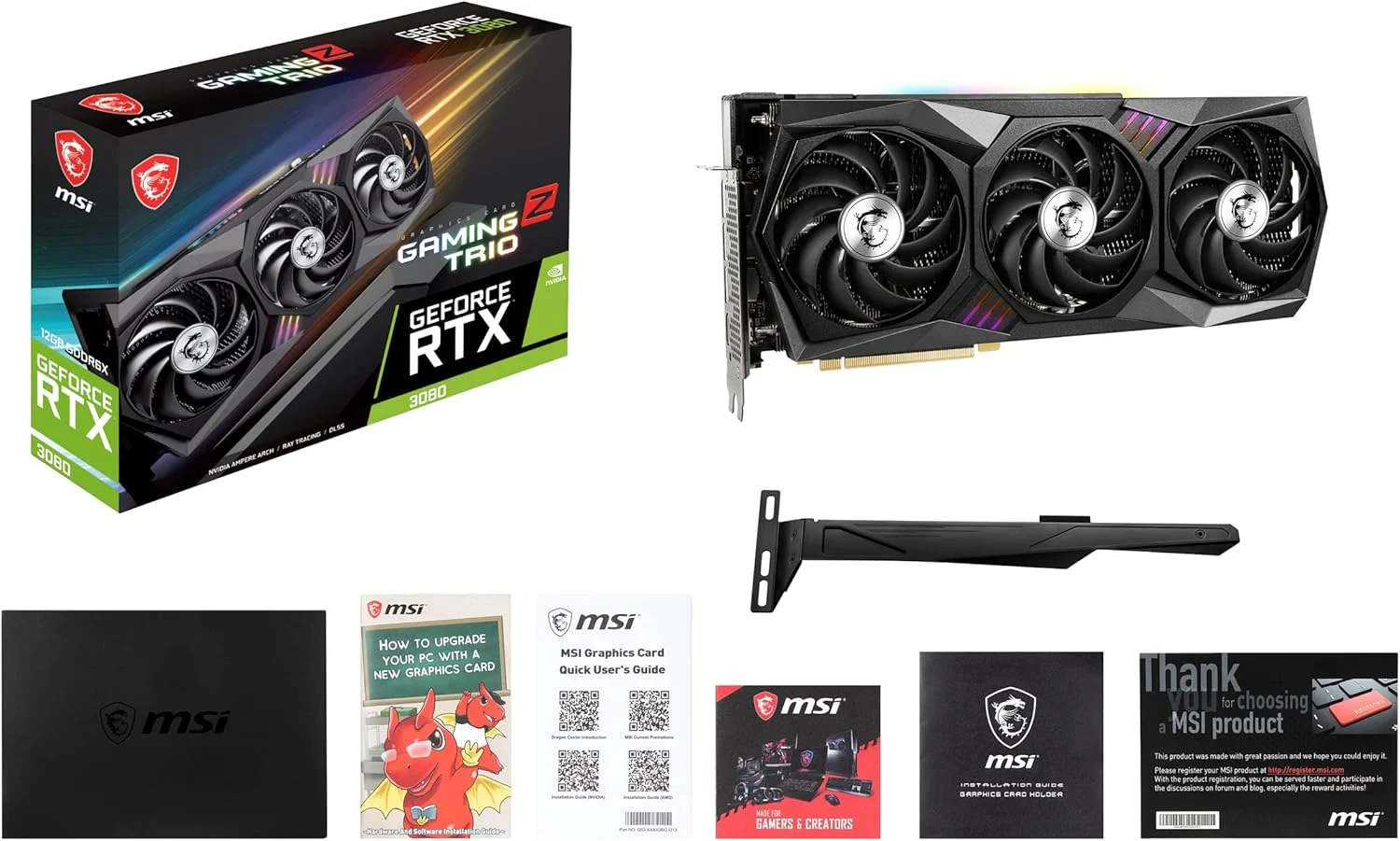 کارت گرافیک MSI Gaming GeForce RTX 3080 LHR 12GB GDRR6X 384-Bit HDMI/DP Nvlink Torx Fan 4 RGB Ampere Architecture OC (RTX 3080 Gaming Z Trio 12G LHR) کارت گرافیک MSI Gaming GeForce RTX 3080 LHR 12GB GDRR6X 384-Bit HDMI/DP Nvlink Torx Fan 4 RGB Ampere Architecture OC (RTX 3080 Gaming Z Trio 12G LHR)