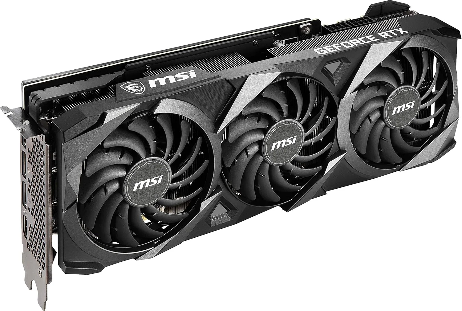کارت گرافیک MSI Gaming NVIDIA GeForce RTX 3080 LHR 10GB GDRR6X 320-Bit HDMI/DP Nvlink Torx Fan 3 Ampere Architecture OC (RTX 3080 Ventus 3X 10G OC LHR) کارت گرافیک MSI Gaming NVIDIA GeForce RTX 3080 LHR 10GB GDRR6X 320-Bit HDMI/DP Nvlink Torx Fan 3 Ampere Architecture OC (RTX 3080 Ventus 3X 10G OC LHR)