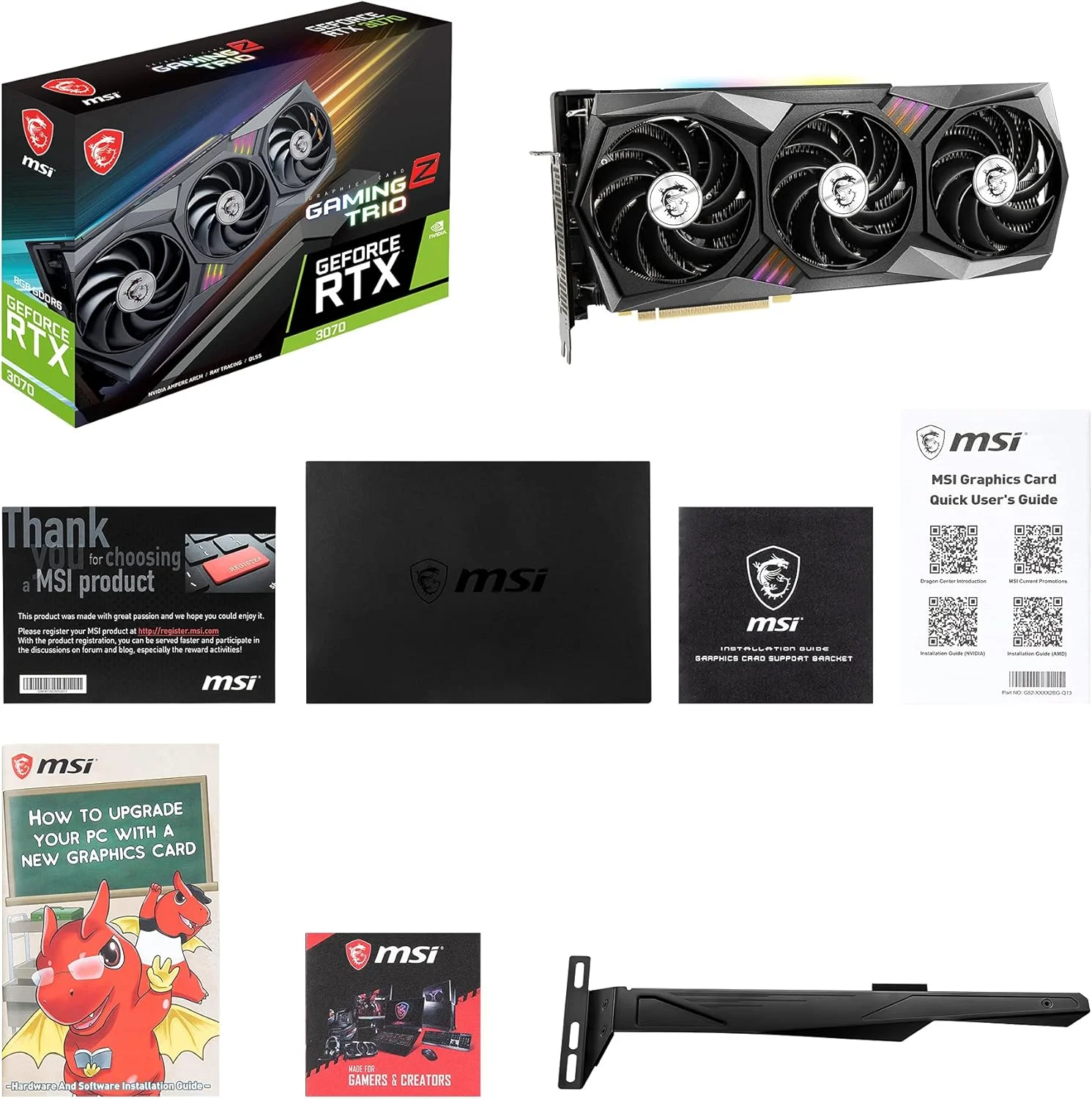 کارت گرافیک MSI Gaming GeForce RTX 3070 8GB GDDR6 PCI Express 4.0 x16 ATX مدل RTX 3070 Gaming Z Trio کارت گرافیک MSI Gaming GeForce RTX 3070 8GB GDDR6 PCI Express 4.0 x16 ATX مدل RTX 3070 Gaming Z Trio