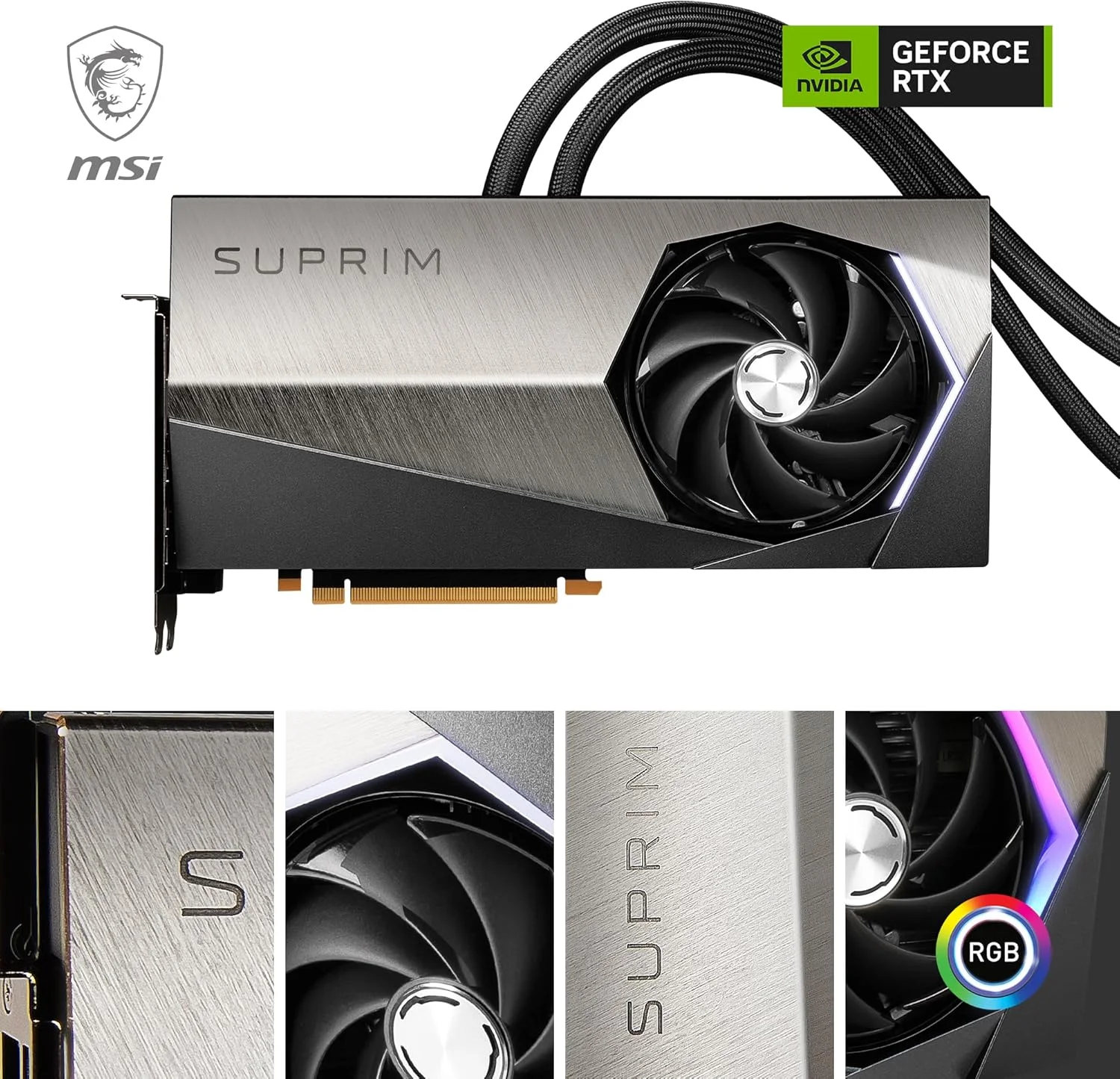 کارت گرافیک ام اس آی GeForce RTX 4090 SUPRIM LIQUID X 24G NVIDIA 24 GB GDDR6X DLSS 3 کارت گرافیک ام اس آی GeForce RTX 4090 SUPRIM LIQUID X 24G NVIDIA 24 GB GDDR6X DLSS 3