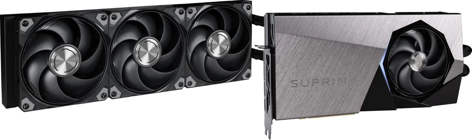 کارت گرافیک ام اس آی GeForce RTX 5090 32G SUPRIM LIQUID SOC مدل VD8996 کارت گرافیک ام اس آی GeForce RTX 5090 32G SUPRIM LIQUID SOC مدل VD8996