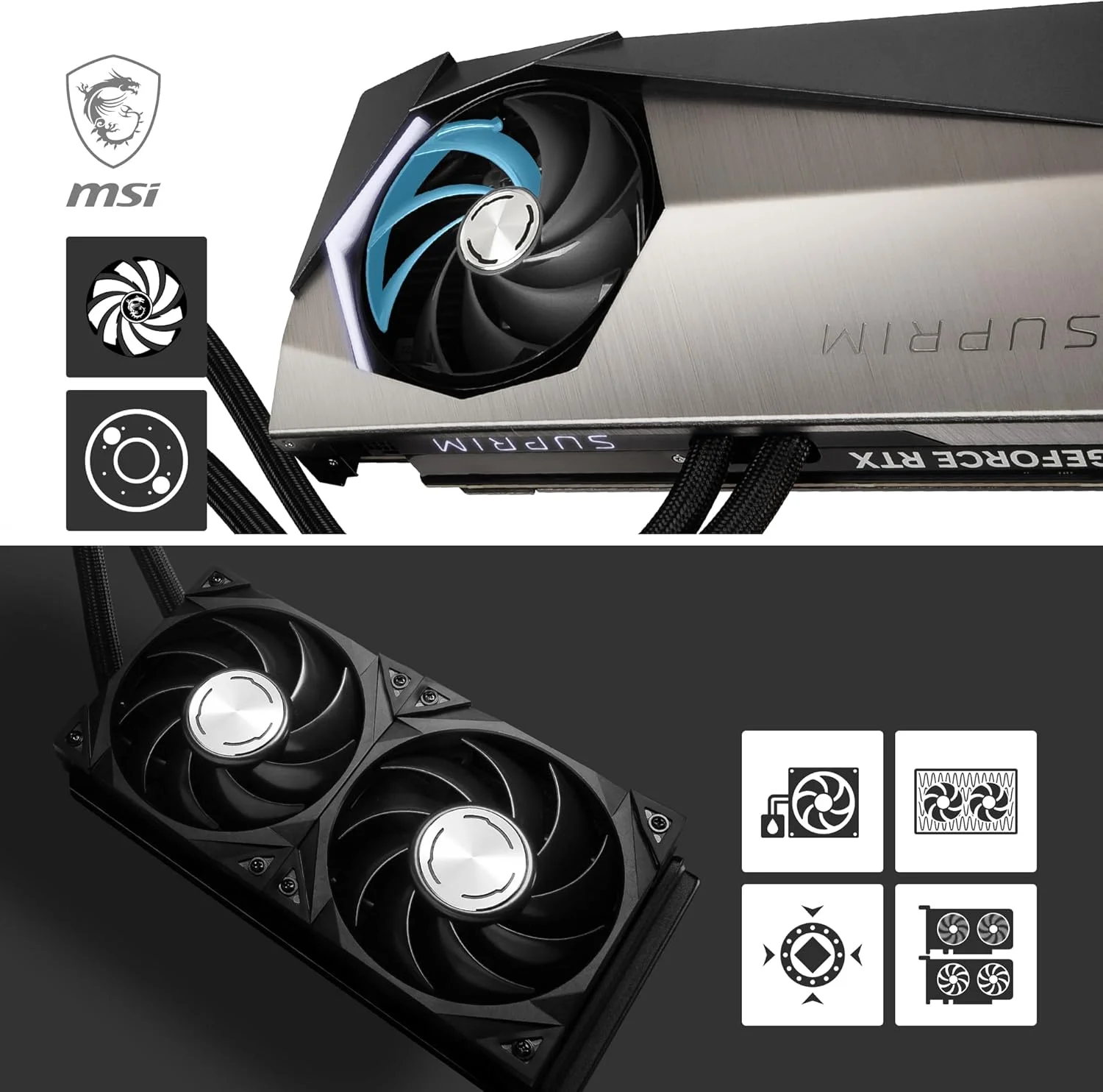 کارت گرافیک ام اس آی GeForce RTX 4090 SUPRIM LIQUID X 24G NVIDIA 24 GB GDDR6X DLSS 3 کارت گرافیک ام اس آی GeForce RTX 4090 SUPRIM LIQUID X 24G NVIDIA 24 GB GDDR6X DLSS 3