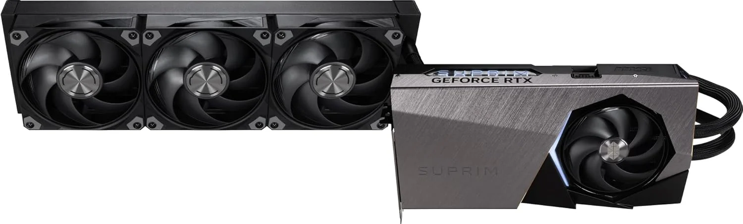 کارت گرافیک ام اس آی GeForce RTX 5090 32G SUPRIM LIQUID SOC مدل VD8996 کارت گرافیک ام اس آی GeForce RTX 5090 32G SUPRIM LIQUID SOC مدل VD8996