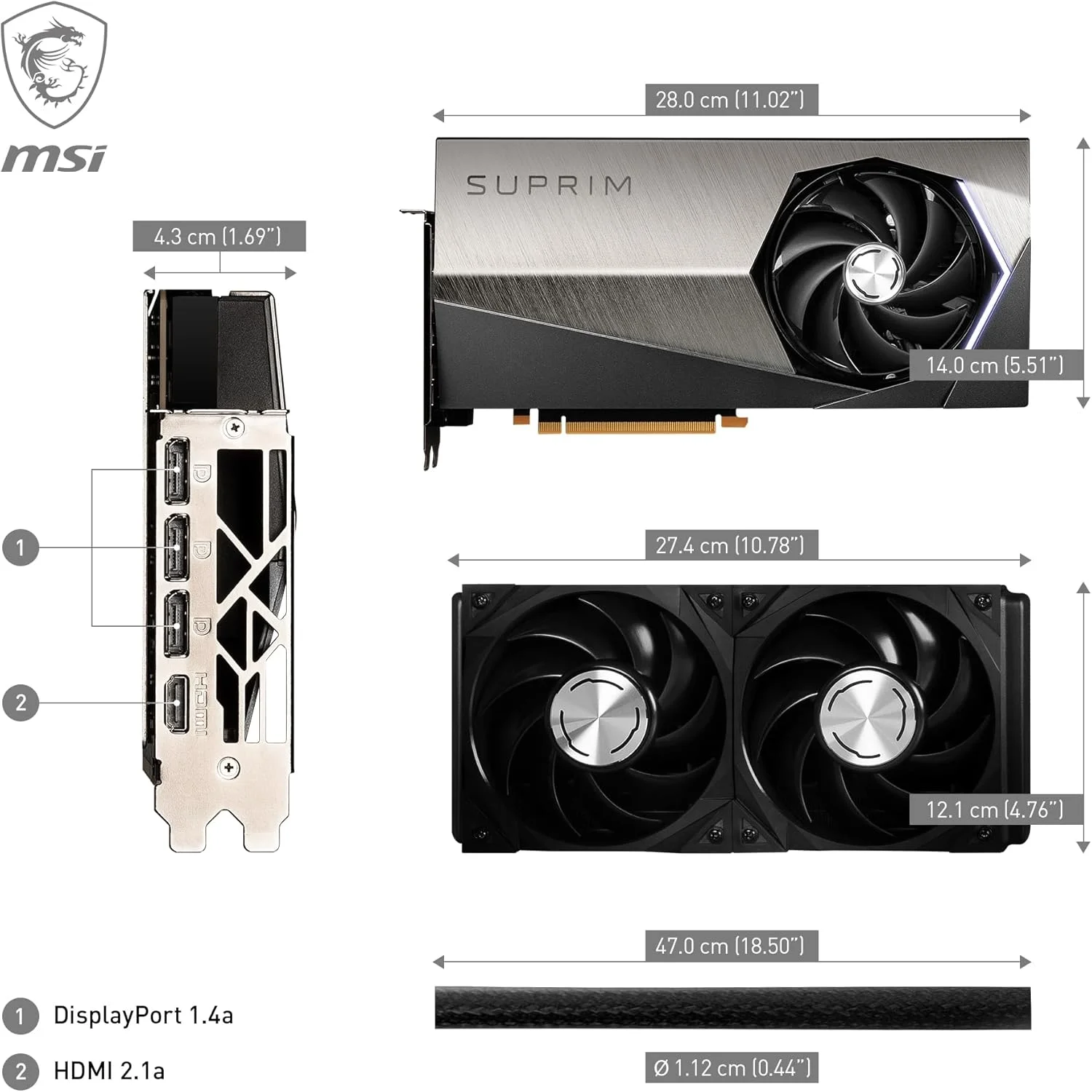 کارت گرافیک ام اس آی GeForce RTX 4090 SUPRIM LIQUID X 24G NVIDIA 24 GB GDDR6X DLSS 3 کارت گرافیک ام اس آی GeForce RTX 4090 SUPRIM LIQUID X 24G NVIDIA 24 GB GDDR6X DLSS 3