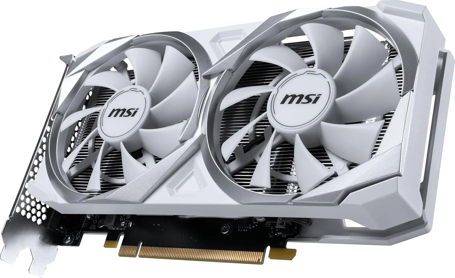 کارت گرافیک گیمینگ MSI GeForce RTX 3050 VENTUS 2X XS WHITE 8G OC - 8 گیگابایت GDDR6، 1807 مگاهرتز، PCI Express Gen 4، 128 بیتی، 1x DP (v1.4a)، 1x HDMI 2.1 (پشتیبانی از 4K) کارت گرافیک گیمینگ MSI GeForce RTX 3050 VENTUS 2X XS WHITE 8G OC - 8 گیگابایت GDDR6، 1807 مگاهرتز، PCI Express Gen 4، 128 بیتی، 1x DP (v1.4a)، 1x HDMI 2.1 (پشتیبانی از 4K)