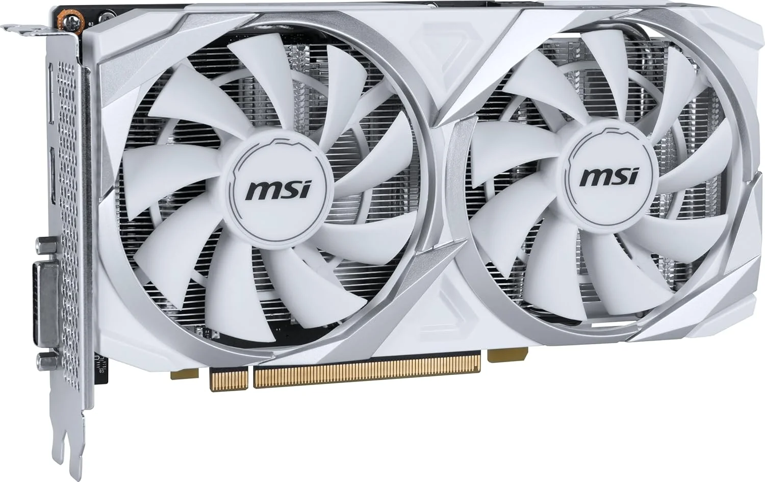 کارت گرافیک گیمینگ MSI GeForce RTX 3050 VENTUS 2X XS WHITE 8G OC - 8 گیگابایت GDDR6، 1807 مگاهرتز، PCI Express Gen 4، 128 بیتی، 1x DP (v1.4a)، 1x HDMI 2.1 (پشتیبانی از 4K) کارت گرافیک گیمینگ MSI GeForce RTX 3050 VENTUS 2X XS WHITE 8G OC - 8 گیگابایت GDDR6، 1807 مگاهرتز، PCI Express Gen 4، 128 بیتی، 1x DP (v1.4a)، 1x HDMI 2.1 (پشتیبانی از 4K)