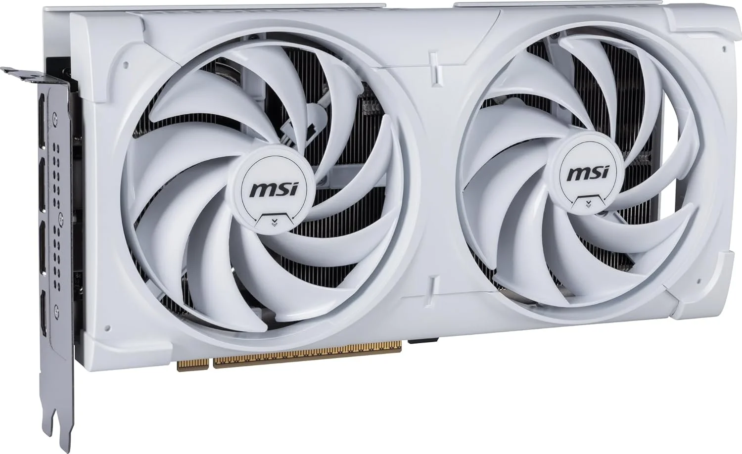 کارت گرافیک MSI GeForce RTX 5070 12G Ventus 2X OC White - پردازنده گرافیکی RTX 5070، حافظه 12 گیگابایت GDDR7 (28 گیگابیت بر ثانیه/192-بیت)، PCIe 5.0 - طراحی حرارتی دو فن (2 عدد فن TORX 5.0) - HDMI 2.1b، DisplayPort 2.1b کارت گرافیک MSI GeForce RTX 5070 12G Ventus 2X OC White - پردازنده گرافیکی RTX 5070، حافظه 12 گیگابایت GDDR7 (28 گیگابیت بر ثانیه/192-بیت)، PCIe 5.0 - طراحی حرارتی دو فن (2 عدد فن TORX 5.0) - HDMI 2.1b، DisplayPort 2.1b