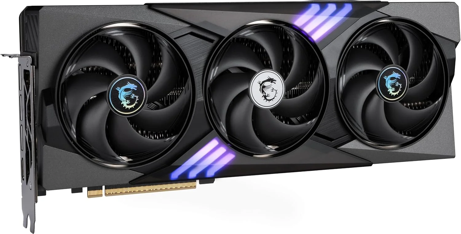 کارت گرافیک MSI Gaming RTX 5070 Ti 16G Gaming Trio OC Plus (16 گیگابایت GDDR7، 256 بیتی، عملکرد فوق العاده: 2580 مگاهرتز، DisplayPort x 3 2.1a، HDMI 2.1b، معماری NVIDIA Blackwell)
