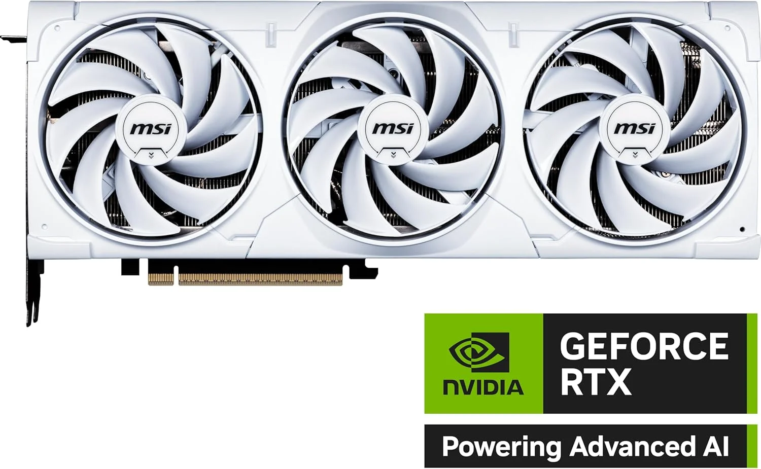 کارت گرافیک MSI Gaming RTX 5080 16G Ventus 3X OC White (16 گیگابایت GDDR7، 256 بیتی، Extreme Clock TBD مگاهرتز، DisplayPort x 3 2.1a، HDMI 2.1b، معماری NVIDIA Blackwell)