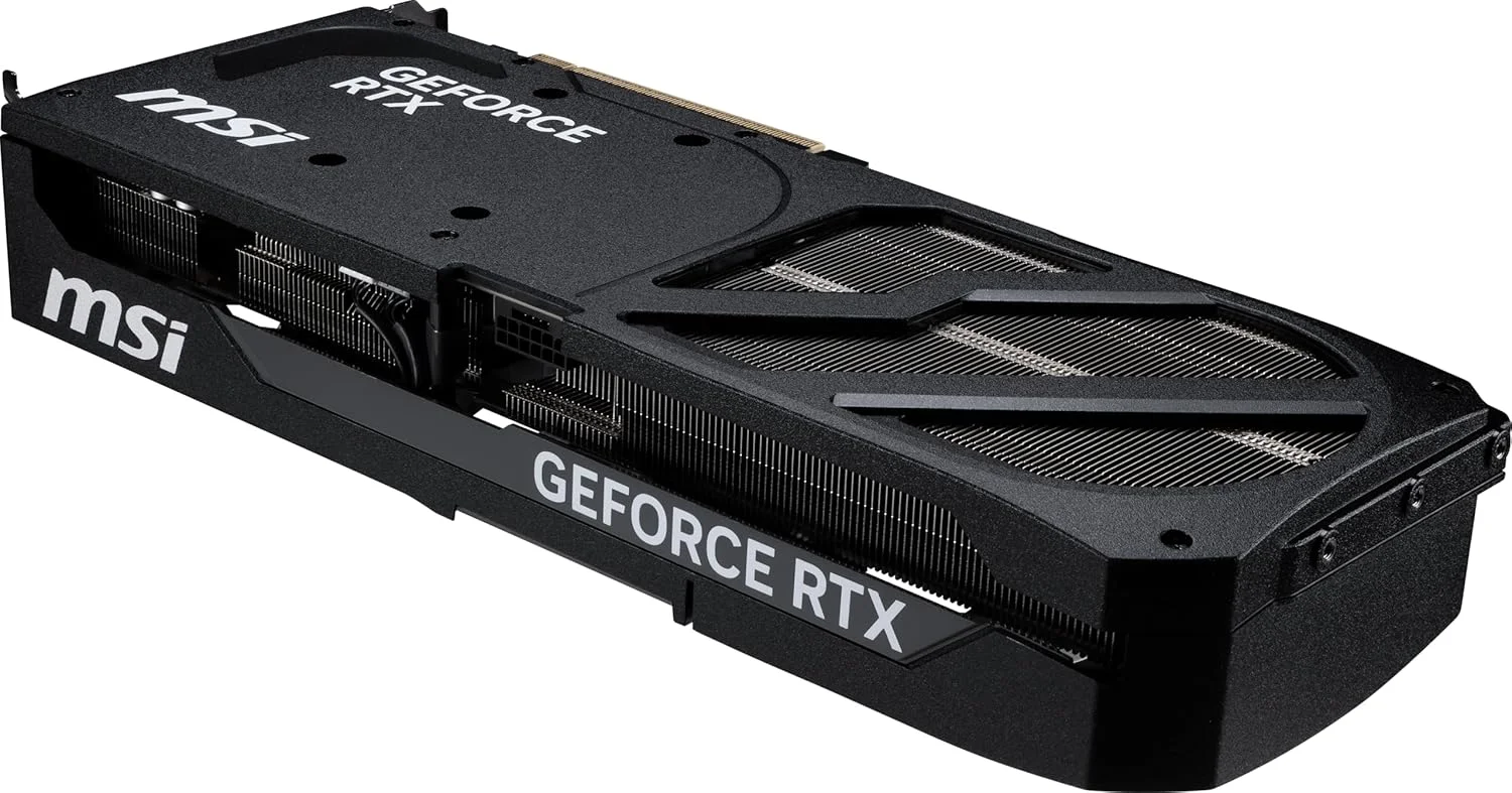 کارت گرافیک ام اس آی گیمینگ RTX 5080 16G Shadow 3X OC (16 گیگابایت GDDR7، 256 بیتی، Extreme Clock TBD مگاهرتز، DisplayPort x 3 2.1a، HDMI 2.1b، معماری NVIDIA Blackwell)