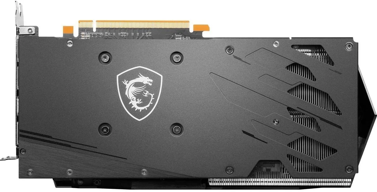 کارت گرافیک MSI Gaming Radeon RX 6600 XT با 8 گیگابایت حافظه GDDR6، رابط PCI Express 4.0، طراحی حرارتی ATX Twin FROZR 8، نورپردازی RGB Mystic Light، دارای 1 پورت HDMI و 3 پورت DisplayPort 1.4 به همراه کابل Mytrix_HDMI 2.1 (4K@120Hz/8K@60Hz)