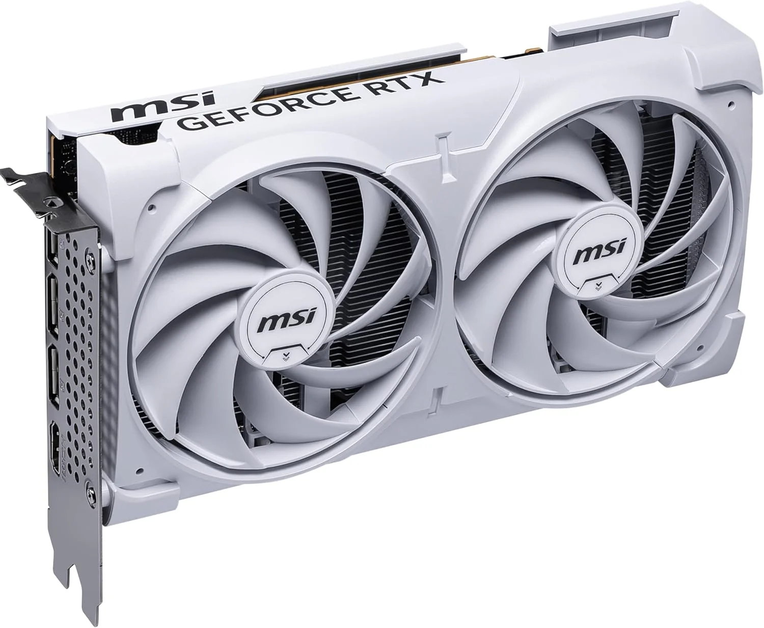 کارت گرافیک MSI Gaming RTX 5060 8G Ventus 2X OC White (8GB GDDR7، TBA-bit، عملکرد فوق العاده: TBA مگاهرتز، DisplayPort x3 2.1a، HDMI 2.1b، معماری NVIDIA Blackwell) کارت گرافیک MSI Gaming RTX 5060 8G Ventus 2X OC White (8GB GDDR7، TBA-bit، عملکرد فوق العاده: TBA مگاهرتز، DisplayPort x3 2.1a، HDMI 2.1b، معماری NVIDIA Blackwell)