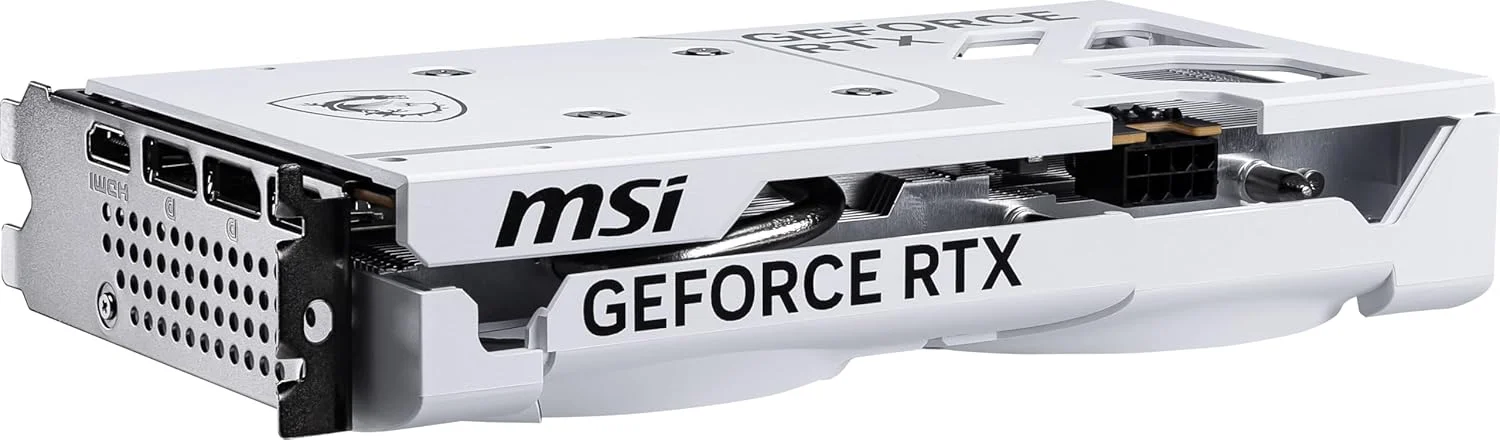 کارت گرافیک MSI Gaming RTX 5060 8G Ventus 2X OC White (8GB GDDR7، TBA-bit، عملکرد فوق العاده: TBA مگاهرتز، DisplayPort x3 2.1a، HDMI 2.1b، معماری NVIDIA Blackwell) کارت گرافیک MSI Gaming RTX 5060 8G Ventus 2X OC White (8GB GDDR7، TBA-bit، عملکرد فوق العاده: TBA مگاهرتز، DisplayPort x3 2.1a، HDMI 2.1b، معماری NVIDIA Blackwell)