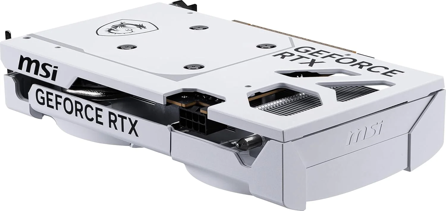کارت گرافیک MSI Gaming RTX 5060 8G Ventus 2X OC White (8GB GDDR7، TBA-bit، عملکرد فوق العاده: TBA مگاهرتز، DisplayPort x3 2.1a، HDMI 2.1b، معماری NVIDIA Blackwell) کارت گرافیک MSI Gaming RTX 5060 8G Ventus 2X OC White (8GB GDDR7، TBA-bit، عملکرد فوق العاده: TBA مگاهرتز، DisplayPort x3 2.1a، HDMI 2.1b، معماری NVIDIA Blackwell)