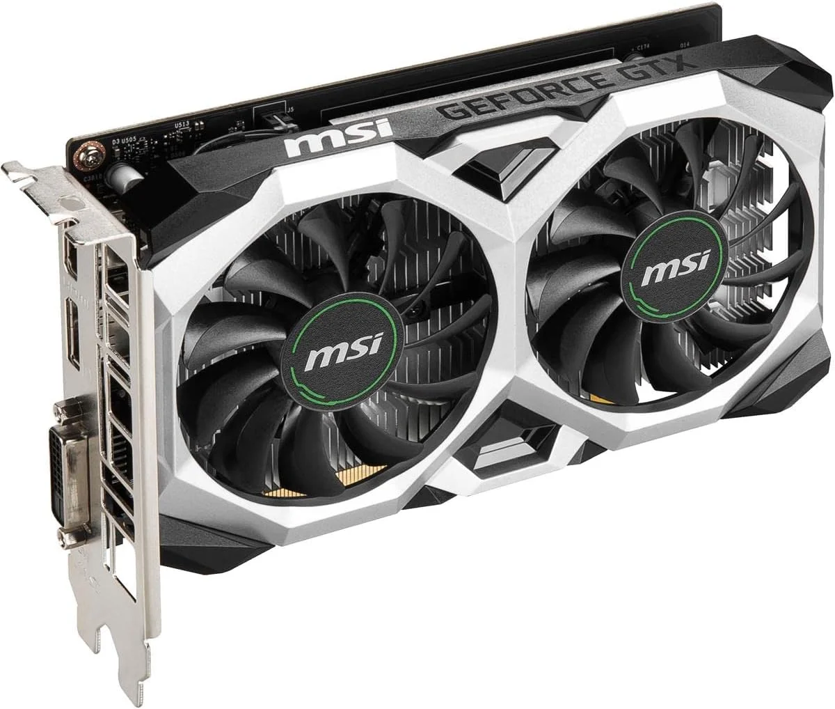 کارت گرافیک MSI Gaming NVIDIA GeForce GTX 1650 128-Bit HDMI/DP/DVI 4GB GDRR6 با پشتیبانی از HDCP و DirectX 12 و قابلیت VR Ready OC (GTX 1650 D6 Ventus XS OC) کارت گرافیک MSI Gaming NVIDIA GeForce GTX 1650 128-Bit HDMI/DP/DVI 4GB GDRR6 با پشتیبانی از HDCP و DirectX 12 و قابلیت VR Ready OC (GTX 1650 D6 Ventus XS OC)