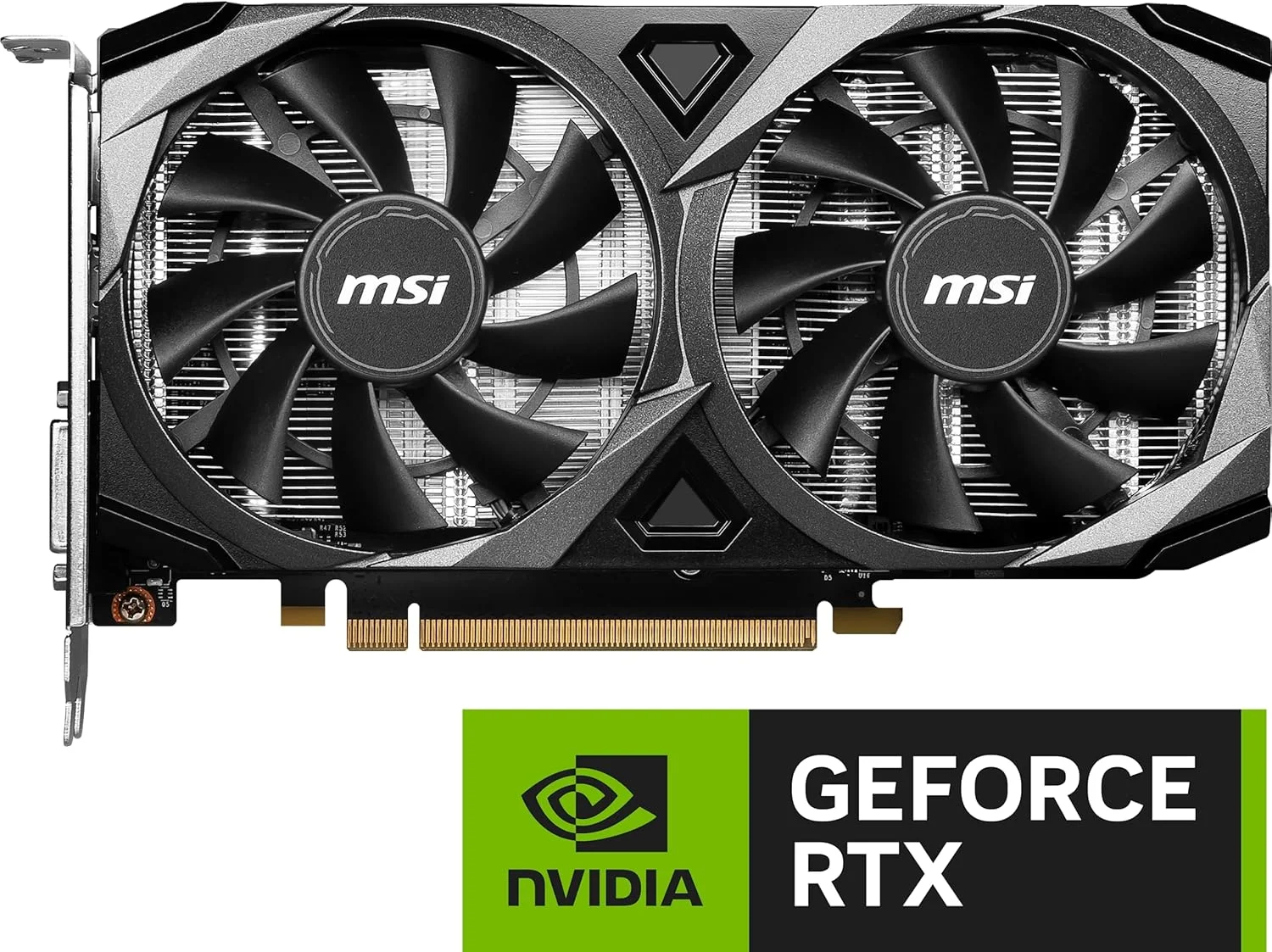 کارت گرافیک ام اس آی گیمینگ GeForce RTX 3050 8GB GDRR6 128-Bit HDMI/DP PCIe 4 Torx Twin Fans Ampere OC (مدل RTX 3050 Ventus 2X XS 8G OC) کارت گرافیک ام اس آی گیمینگ GeForce RTX 3050 8GB GDRR6 128-Bit HDMI/DP PCIe 4 Torx Twin Fans Ampere OC (مدل RTX 3050 Ventus 2X XS 8G OC)