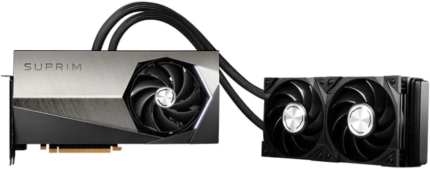 کارت گرافیک مایع خنک MSI SUPRIM Liquid X GeForce RTX 4090 (PCIe 4.0، 24GB 384Bit GDRR6X، HDMI 2.1a، DP 1.4a، TORX Fan 5.0)، همراه با کابل HDMI 2.1 کارت گرافیک مایع خنک MSI SUPRIM Liquid X GeForce RTX 4090 (PCIe 4.0، 24GB 384Bit GDRR6X، HDMI 2.1a، DP 1.4a، TORX Fan 5.0)، همراه با کابل HDMI 2.1