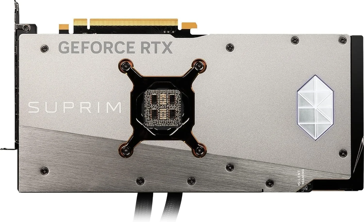 کارت گرافیک مایع خنک MSI SUPRIM Liquid X GeForce RTX 4090 (PCIe 4.0، 24GB 384Bit GDRR6X، HDMI 2.1a، DP 1.4a، TORX Fan 5.0)، همراه با کابل HDMI 2.1 کارت گرافیک مایع خنک MSI SUPRIM Liquid X GeForce RTX 4090 (PCIe 4.0، 24GB 384Bit GDRR6X، HDMI 2.1a، DP 1.4a، TORX Fan 5.0)، همراه با کابل HDMI 2.1