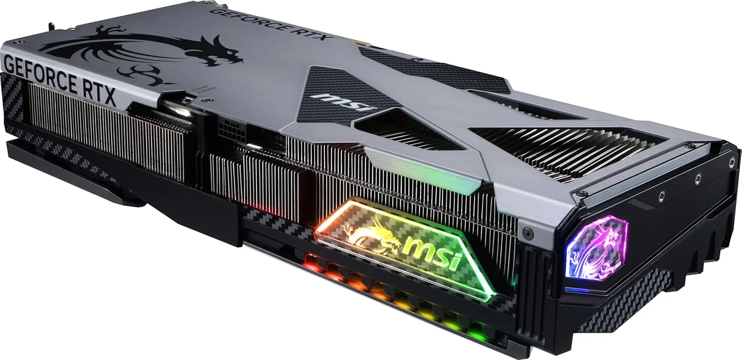 کارت گرافیک MSI Gaming RTX 5080 16G Vanguard SOC Launch Edition (16 گیگابایت GDDR7، 256 بیتی، Extreme Clock TBD مگاهرتز، DisplayPort x 3 2.1a، HDMI 2.1b، معماری NVIDIA Blackwell)