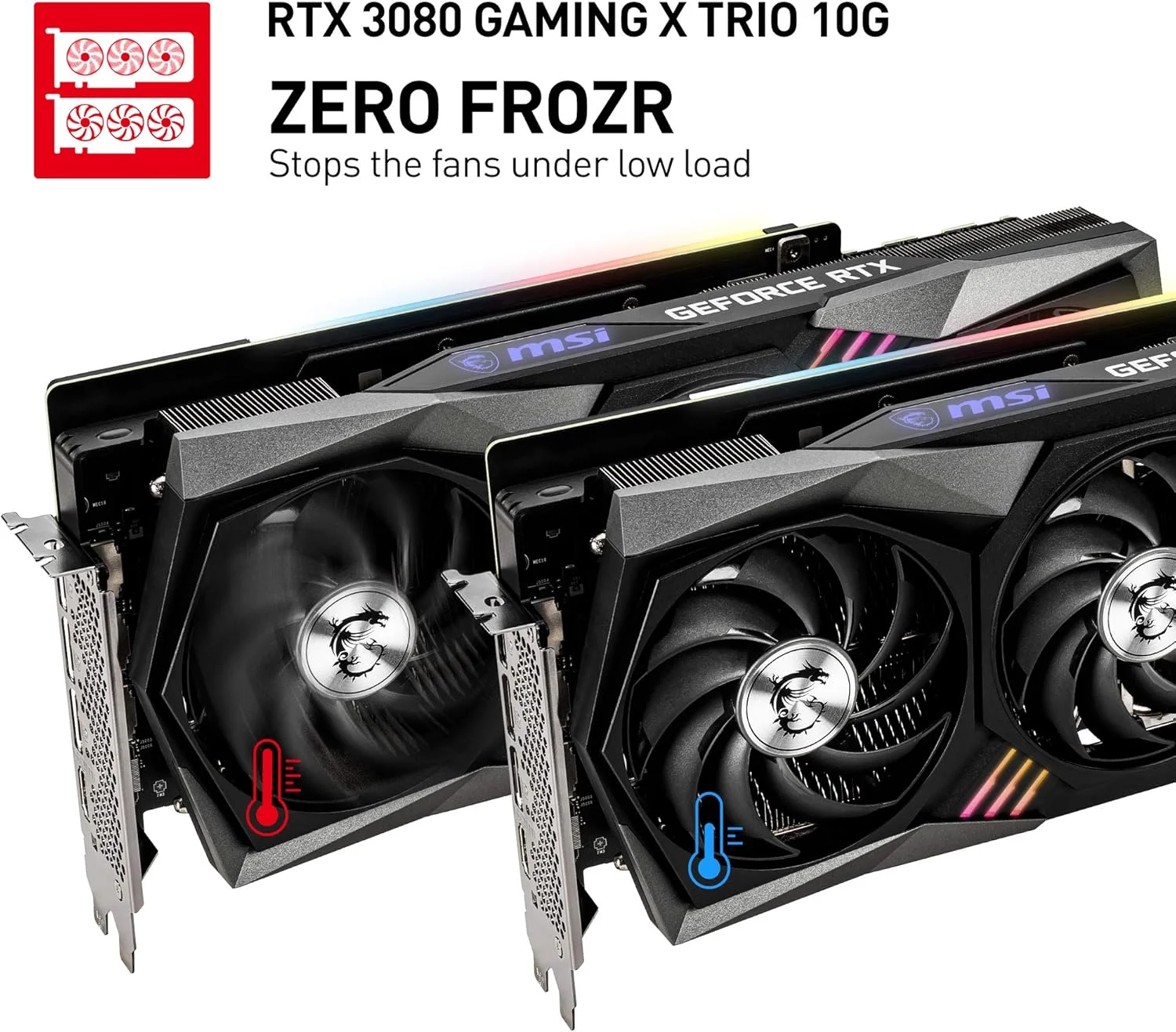 کارت گرافیک MSI Gaming GeForce RTX 3080 10GB GDRR6X 320-Bit HDMI/DP Nvlink Tri-Frozr 2 Ampere Architecture OC (RTX 3080 GAMING X TRIO 10G), G3080GXT10 کارت گرافیک MSI Gaming GeForce RTX 3080 10GB GDRR6X 320-Bit HDMI/DP Nvlink Tri-Frozr 2 Ampere Architecture OC (RTX 3080 GAMING X TRIO 10G), G3080GXT10