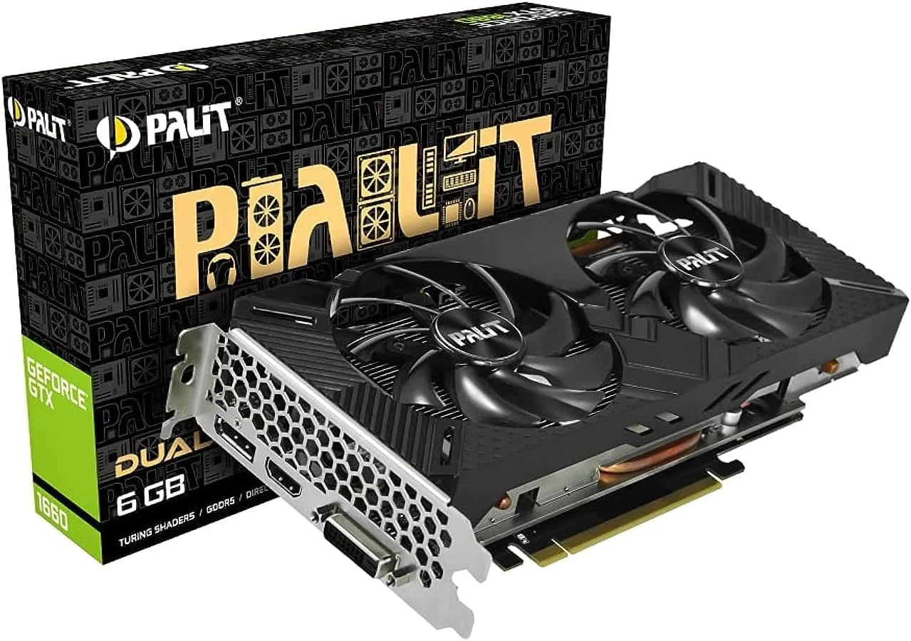 کارت گرافیک پالت Microsystems مدل GTX1660 Dual 6GB V1