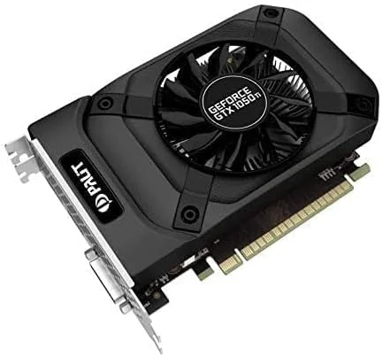 کارت گرافیک پالت GeForce GTX 1050 Ti StormX 4 GB GDDR5، دارای DisplayPort، HDMI، Dual-Link DVI-D، خاکستری کارت گرافیک پالت GeForce GTX 1050 Ti StormX 4 GB GDDR5، دارای DisplayPort، HDMI، Dual-Link DVI-D، خاکستری