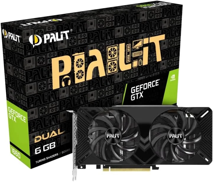 کارت گرافیک پالت Microsystems مدل GTX1660 Dual 6GB V1 کارت گرافیک پالت Microsystems مدل GTX1660 Dual 6GB V1