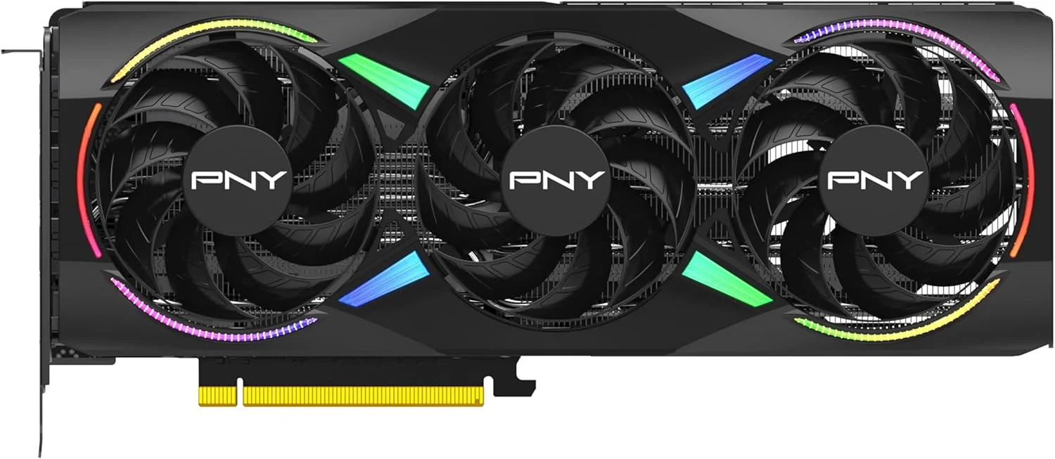 کارت گرافیک PNY GeForce RTX™ 5070 12GB ARGB OC با سه فن - DLSS 4 کارت گرافیک PNY GeForce RTX™ 5070 12GB ARGB OC با سه فن - DLSS 4