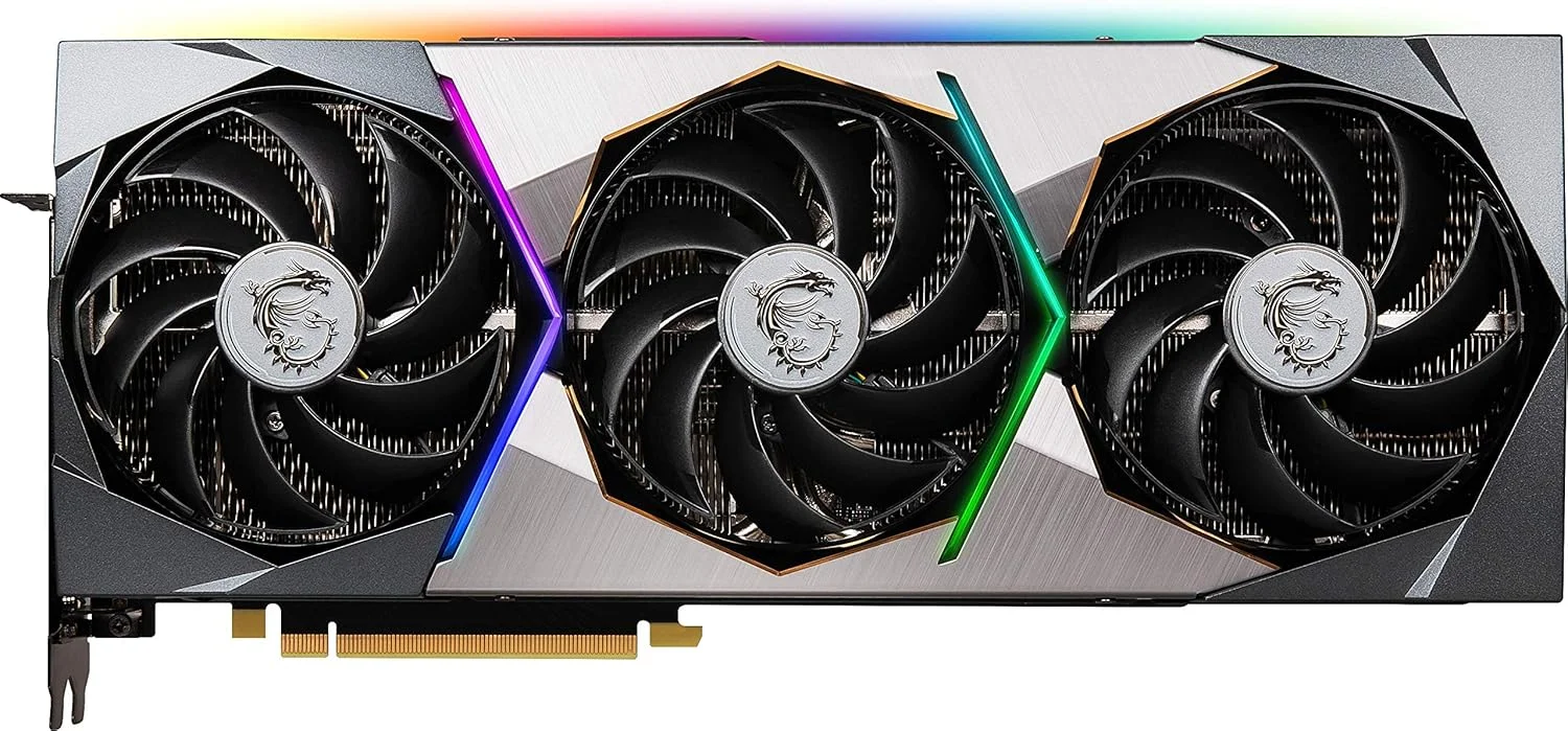 کارت گرافیک گیمینگ ام اس آی (بازسازی شده) Geforce RTX 3070 Ti Suprim X 8G، 8 گیگابایت GDDR6X، PCI Express Gen 4، 19 گیگابیت بر ثانیه کارت گرافیک گیمینگ ام اس آی (بازسازی شده) Geforce RTX 3070 Ti Suprim X 8G، 8 گیگابایت GDDR6X، PCI Express Gen 4، 19 گیگابیت بر ثانیه