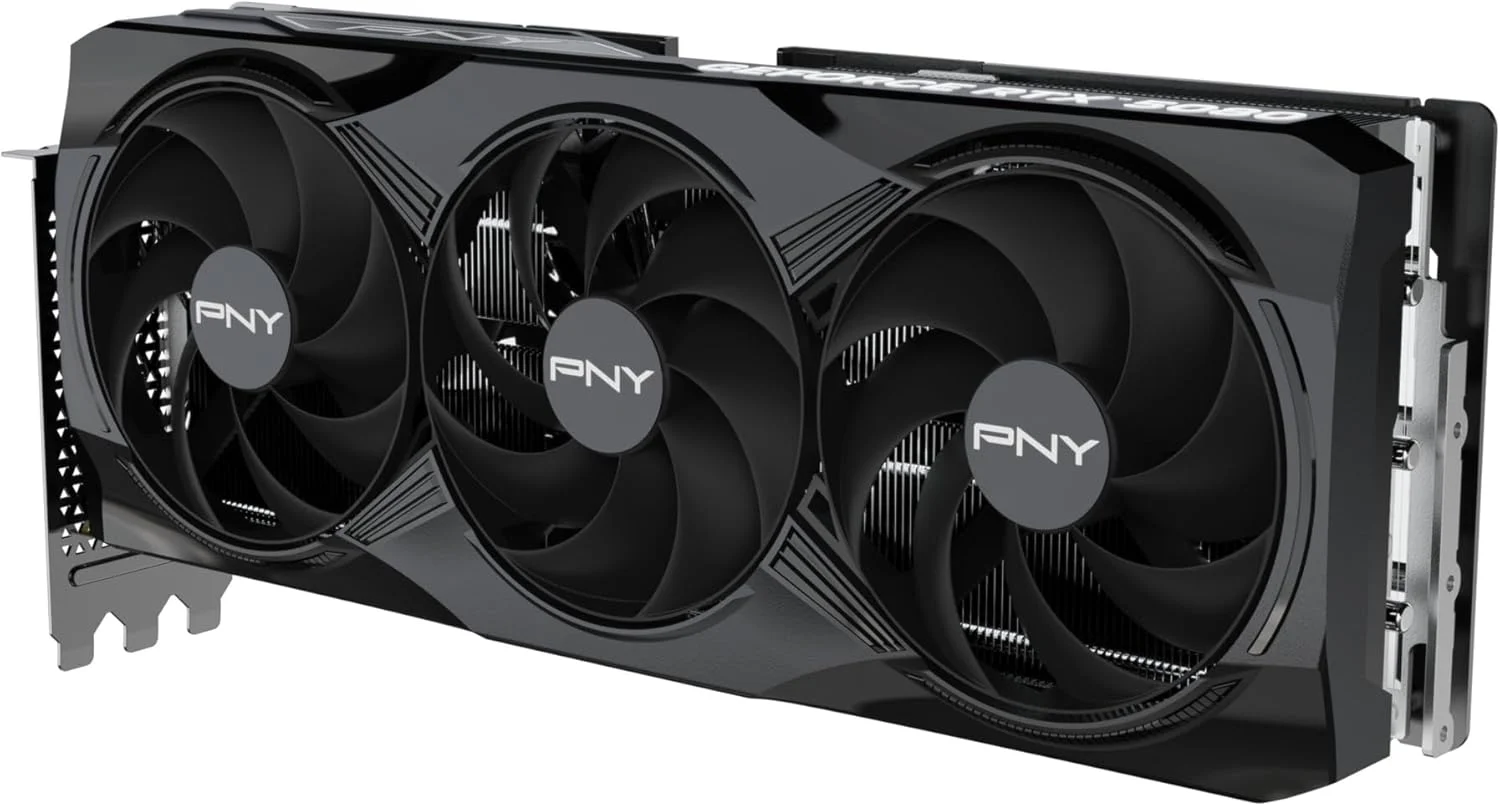 کارت گرافیک PNY GeForce RTX™ 5080 16GB OC با سه فن و DLSS 4 کارت گرافیک PNY GeForce RTX™ 5080 16GB OC با سه فن و DLSS 4