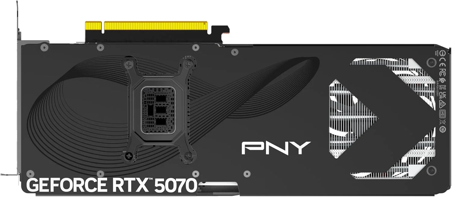 کارت گرافیک PNY GeForce RTX™ 5070 12GB OC DLSS 4 با سه فن کارت گرافیک PNY GeForce RTX™ 5070 12GB OC DLSS 4 با سه فن