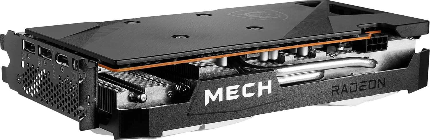 کارت گرافیک گیمینگ ام اس آی Radeon Rx 6600 Xt Mech 2X 8G Oc - حافظه 8 گیگابایت GDDR6، فرکانس 2602 مگاهرتز، Pci Express 4، رابط 128 بیتی، 3 عدد DisplayPort V 1.4، درگاه Hdmi 2.1 (پشتیبانی از 4K و 8K) کارت گرافیک گیمینگ ام اس آی Radeon Rx 6600 Xt Mech 2X 8G Oc - حافظه 8 گیگابایت GDDR6، فرکانس 2602 مگاهرتز، Pci Express 4، رابط 128 بیتی، 3 عدد DisplayPort V 1.4، درگاه Hdmi 2.1 (پشتیبانی از 4K و 8K)