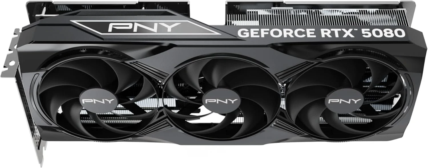 کارت گرافیک PNY GeForce RTX™ 5080 16GB OC با سه فن و DLSS 4 کارت گرافیک PNY GeForce RTX™ 5080 16GB OC با سه فن و DLSS 4
