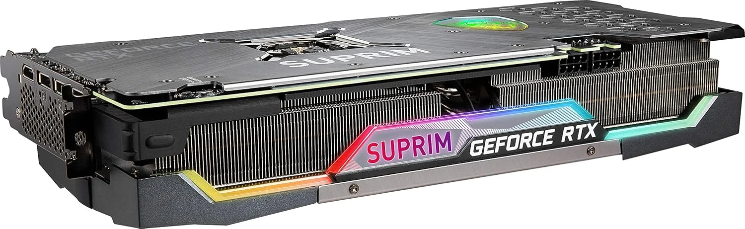 کارت گرافیک گیمینگ ام اس آی (بازسازی شده) Geforce RTX 3070 Ti Suprim X 8G، 8 گیگابایت GDDR6X، PCI Express Gen 4، 19 گیگابیت بر ثانیه کارت گرافیک گیمینگ ام اس آی (بازسازی شده) Geforce RTX 3070 Ti Suprim X 8G، 8 گیگابایت GDDR6X، PCI Express Gen 4، 19 گیگابیت بر ثانیه