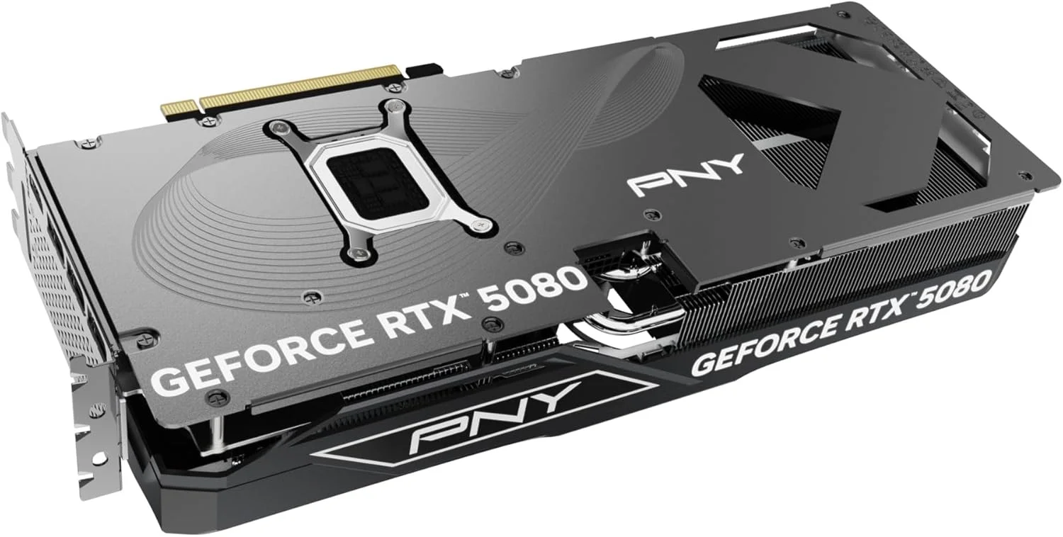 کارت گرافیک PNY GeForce RTX™ 5080 16GB OC با سه فن و DLSS 4 کارت گرافیک PNY GeForce RTX™ 5080 16GB OC با سه فن و DLSS 4