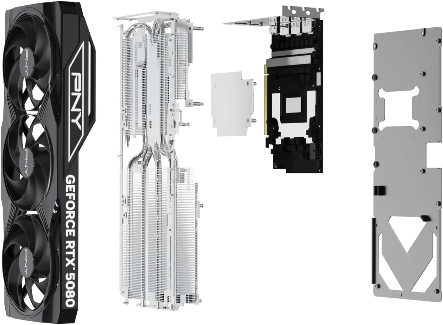 کارت گرافیک PNY GeForce RTX™ 5080 16GB OC با سه فن و DLSS 4 کارت گرافیک PNY GeForce RTX™ 5080 16GB OC با سه فن و DLSS 4