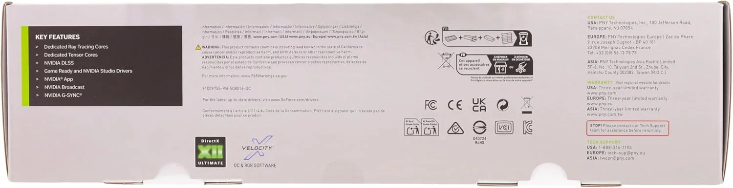 کارت گرافیک PNY GeForce RTX™ 5080 16GB OC با سه فن و DLSS 4 کارت گرافیک PNY GeForce RTX™ 5080 16GB OC با سه فن و DLSS 4