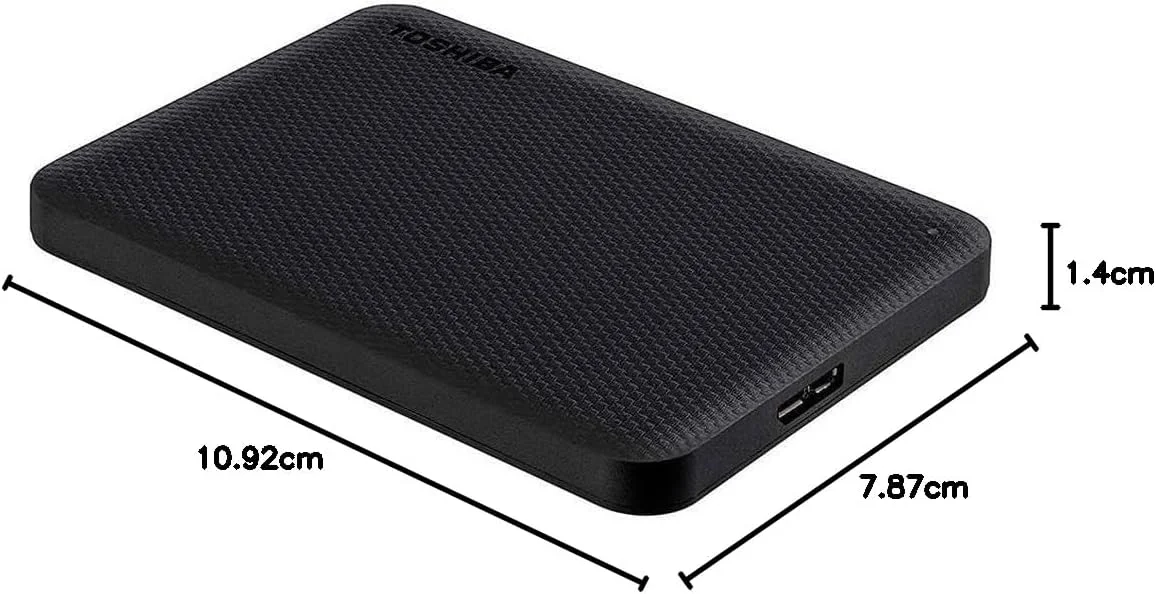 هارد اکسترنال قابل حمل توشیبا Canvio Advance با ظرفیت 2 ترابایت USB 3.0، مشکی - HDTCA20XK3AA