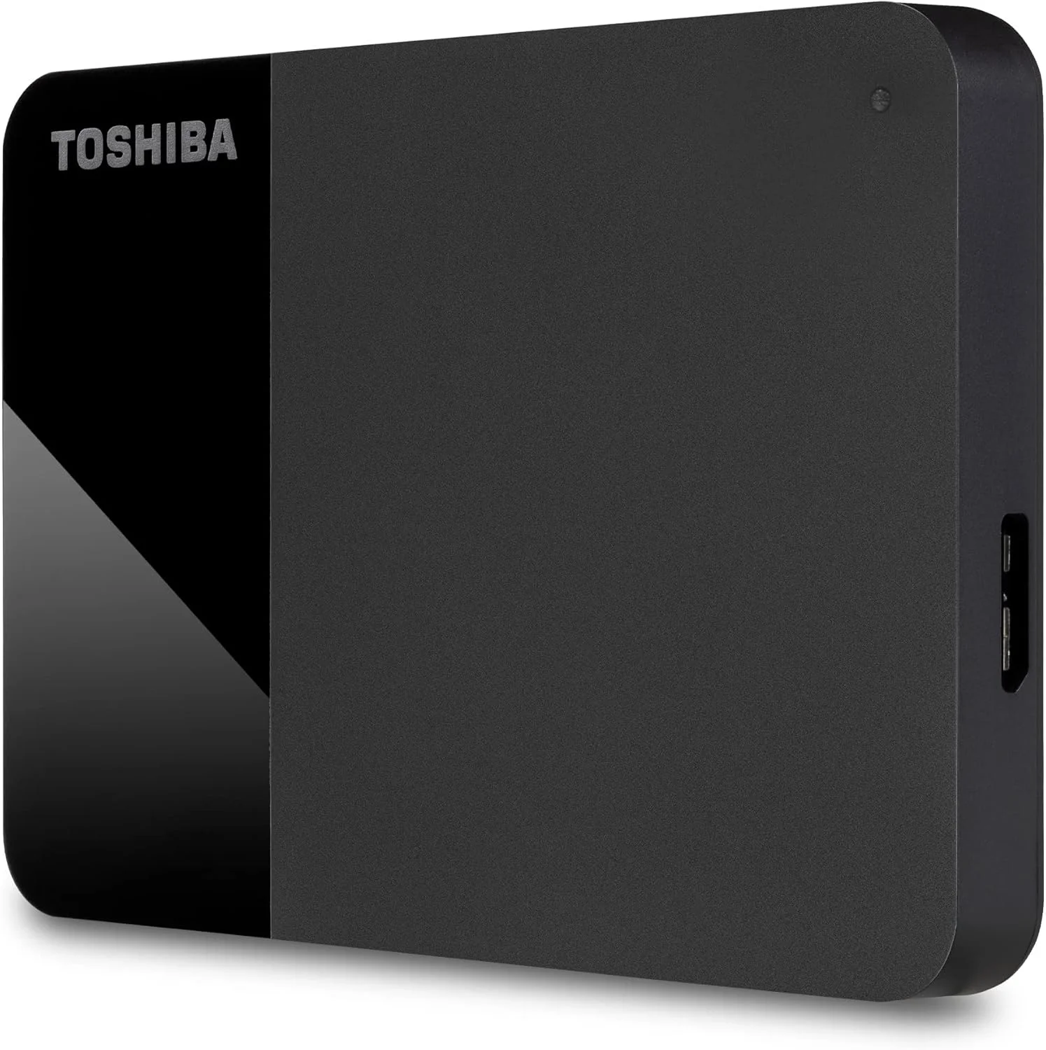 هارد اکسترنال قابل حمل توشیبا 1 ترابایت Canvio Ready USB 3.2 Gen1 با روکش مات و براق مدل HDTP310EK3AA