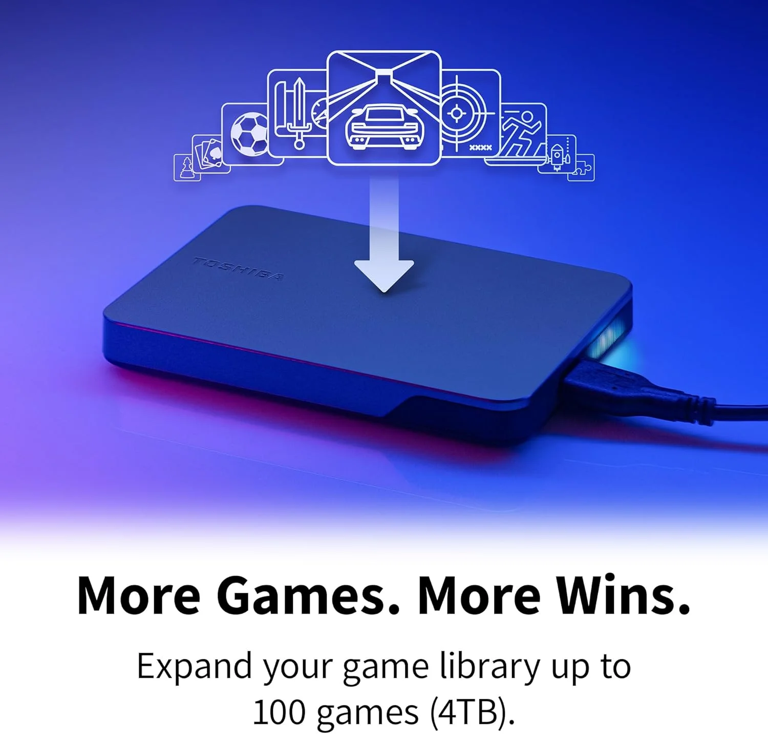 هارد اکسترنال قابل حمل گیمینگ توشیبا Canvio با ظرفیت 1 ترابایت، USB 3.2، برای پلی استیشن و ایکس باکس، مشکی (HDTX210EK3AA) هارد اکسترنال قابل حمل گیمینگ توشیبا Canvio با ظرفیت 1 ترابایت، USB 3.2، برای پلی استیشن و ایکس باکس، مشکی (HDTX210EK3AA)